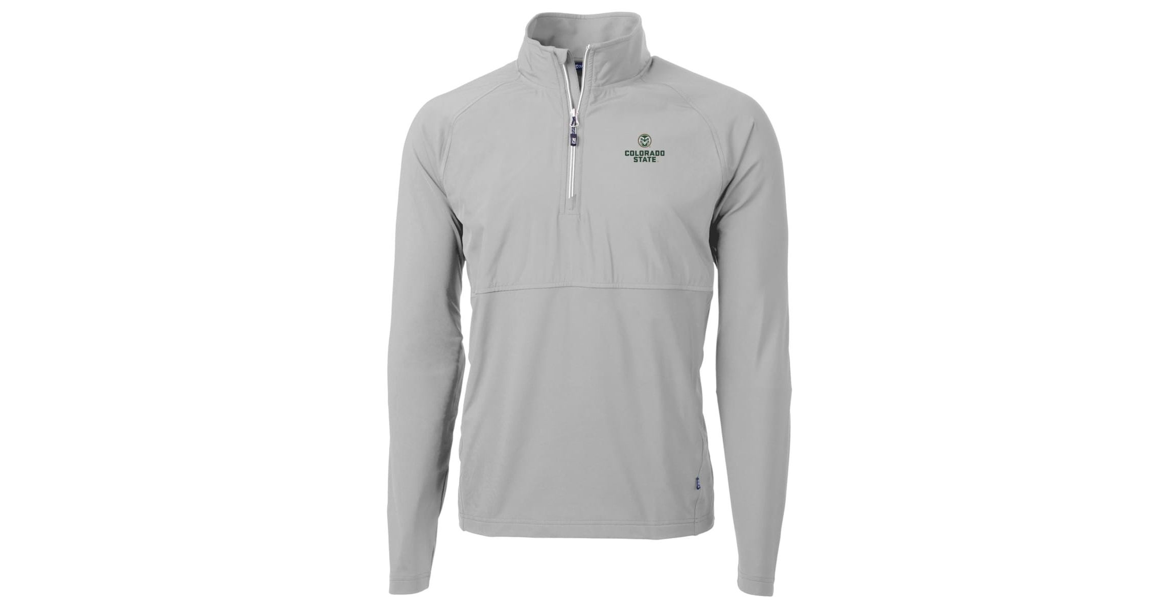 NCAA Colorado State Rams Adapt Eco Knit Hybrid Recycled Quarter-Zip Pullover Top