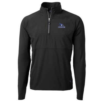 Creighton University Bluejays NCAA Adapt Eco Knit Hybrid Recycled Quarter-Zip Pullover Top