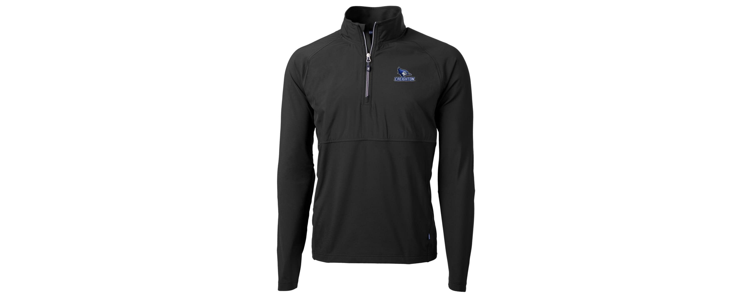 Creighton University Bluejays NCAA Creighton Bluejays Adapt Eco Knit Hybrid Recycled Quarter-Zip Pullover Top
