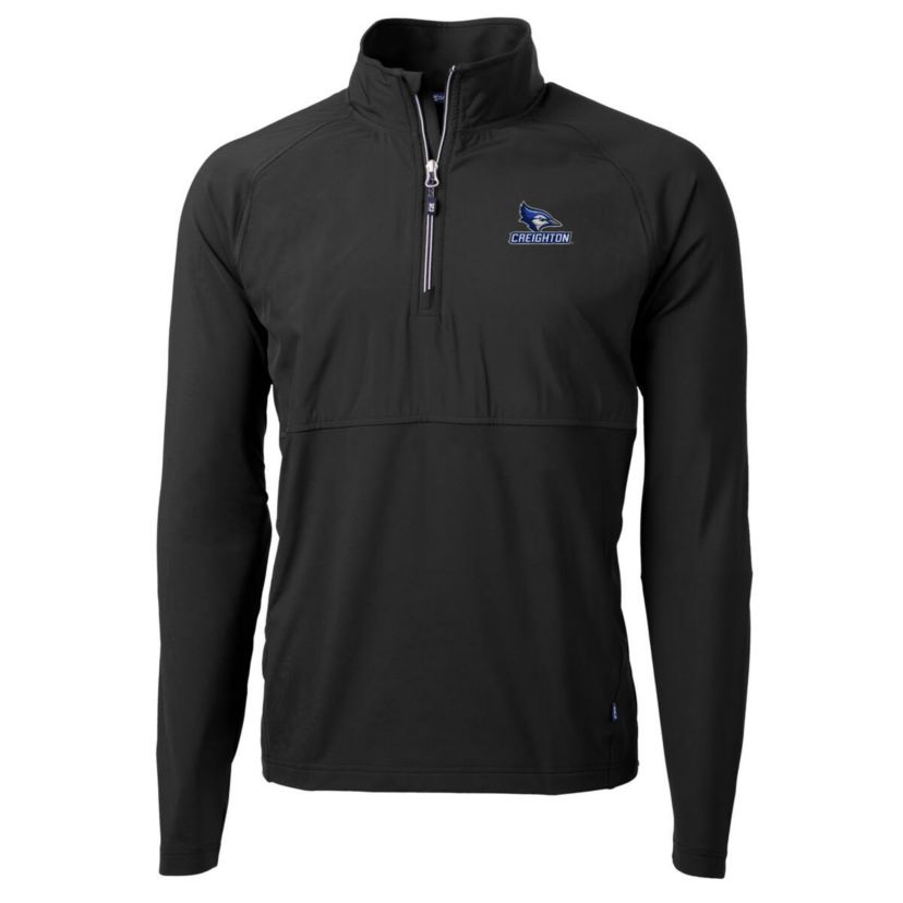 Creighton University Bluejays NCAA Creighton Bluejays Adapt Eco Knit Hybrid Recycled Quarter-Zip Pullover Top