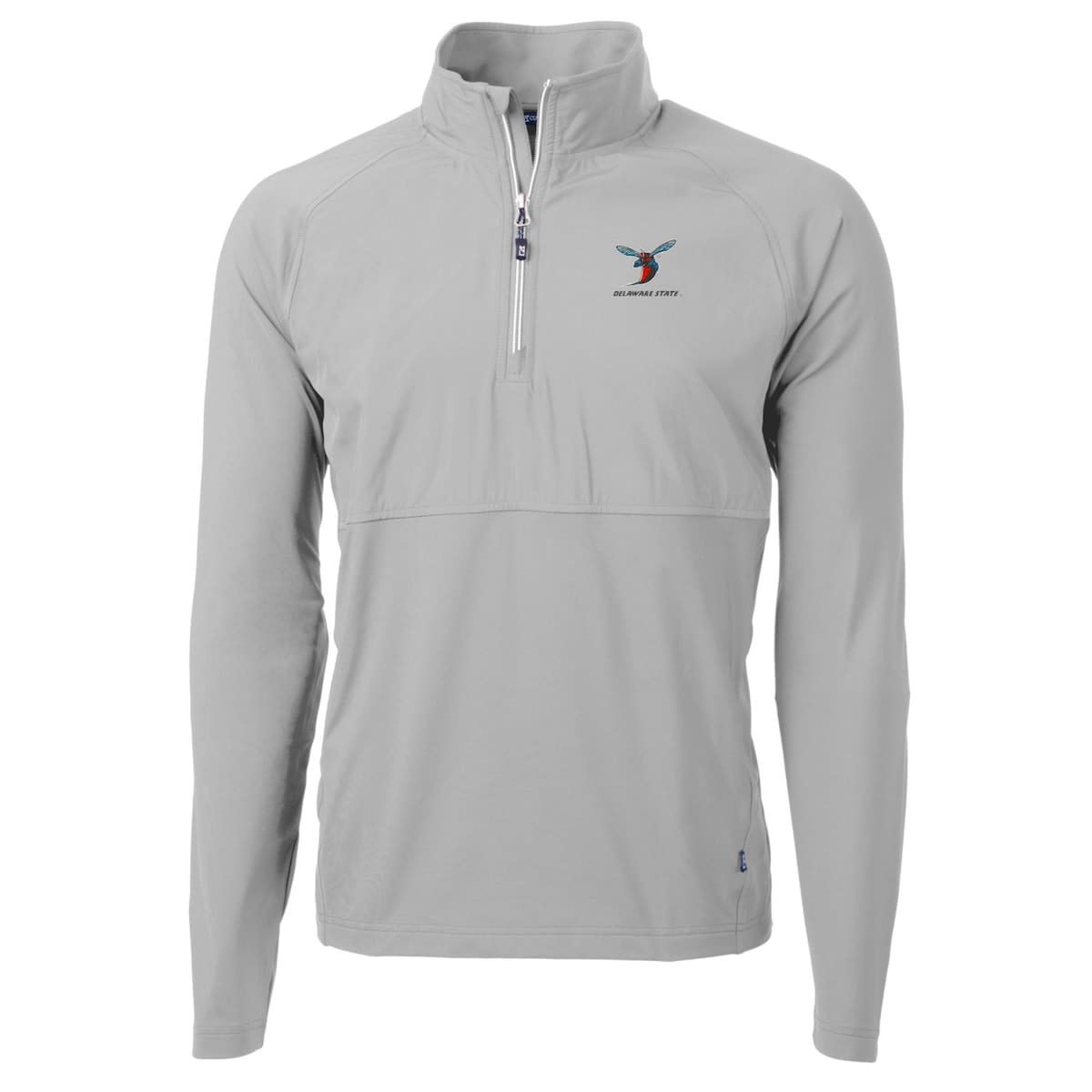 NCAA Delaware State Hornets Adapt Eco Knit Hybrid Recycled Quarter-Zip Pullover Top