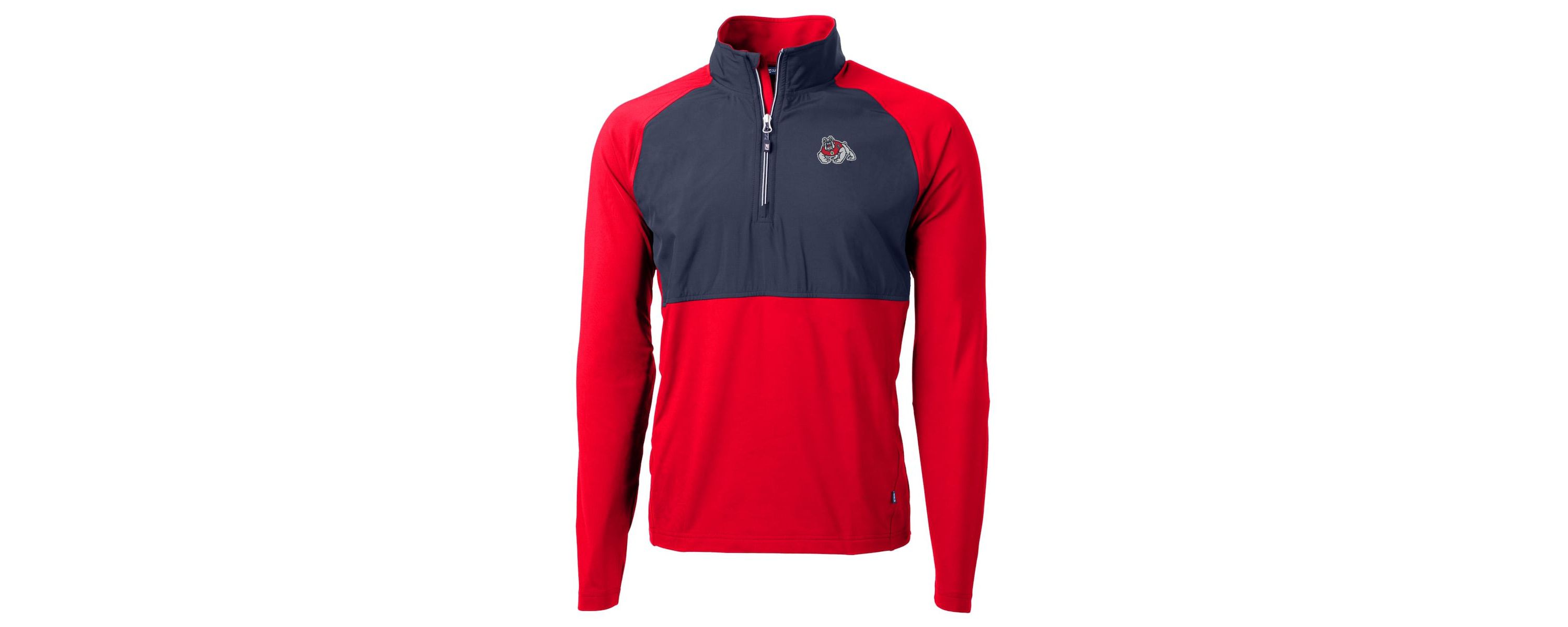NCAA Fresno State Bulldogs Adapt Eco Knit Hybrid Recycled Quarter-Zip Pullover Top