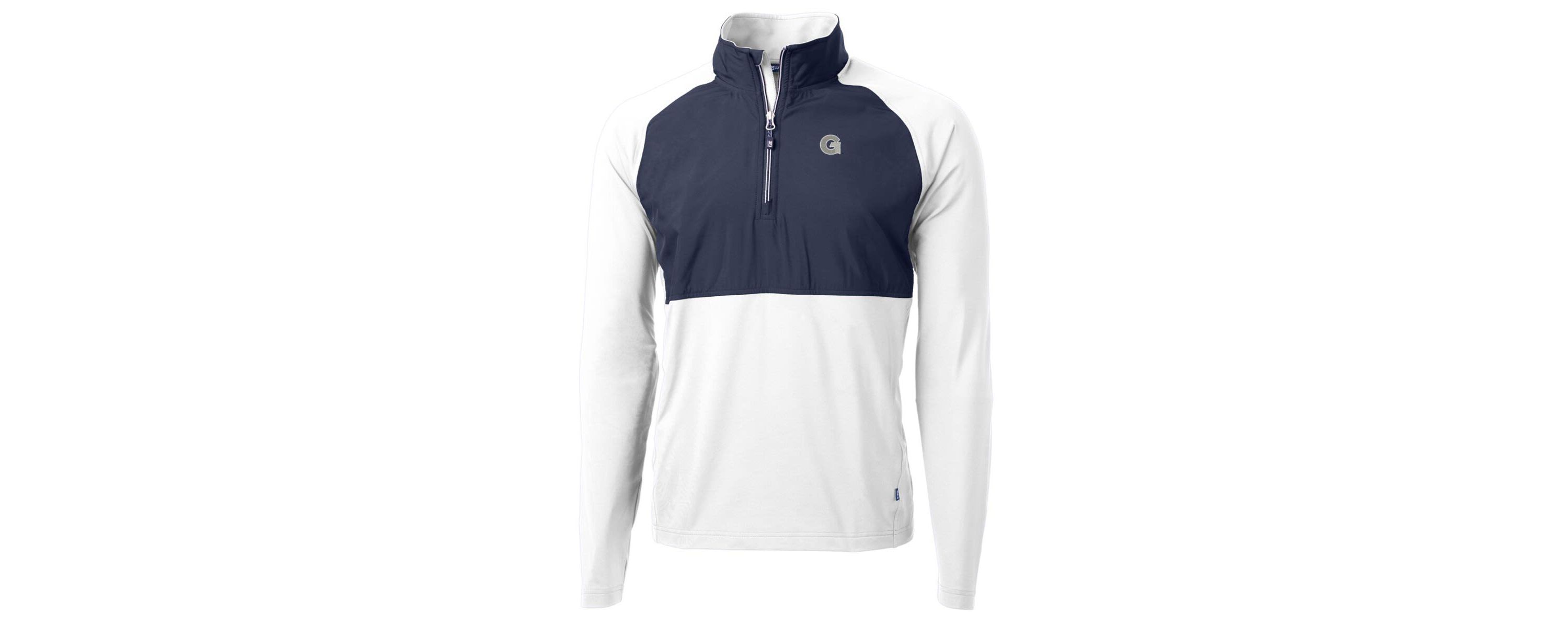 NCAA Georgetown Hoyas Adapt Eco Knit Hybrid Recycled Quarter-Zip Pullover Top