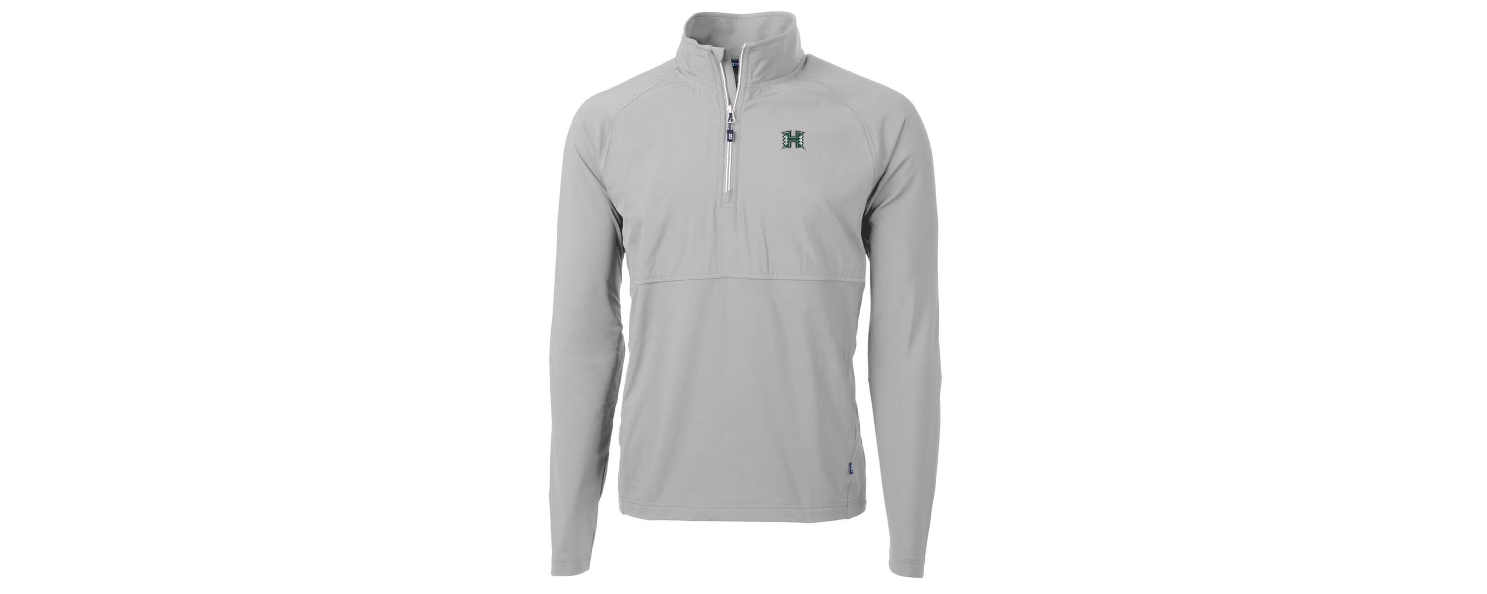 Hawaii Rainbow Warriors NCAA Hawaii Warriors Adapt Eco Knit Hybrid Recycled Quarter-Zip Pullover Top