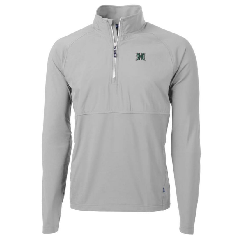 Hawaii Rainbow Warriors NCAA Hawaii Warriors Adapt Eco Knit Hybrid Recycled Quarter-Zip Pullover Top