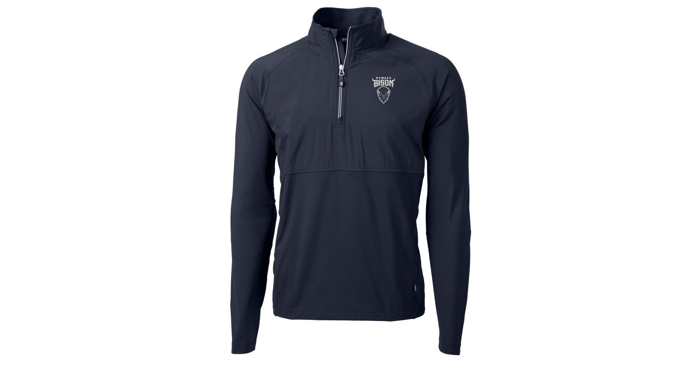 NCAA Howard Bison Adapt Eco Knit Hybrid Recycled Quarter-Zip Pullover Top