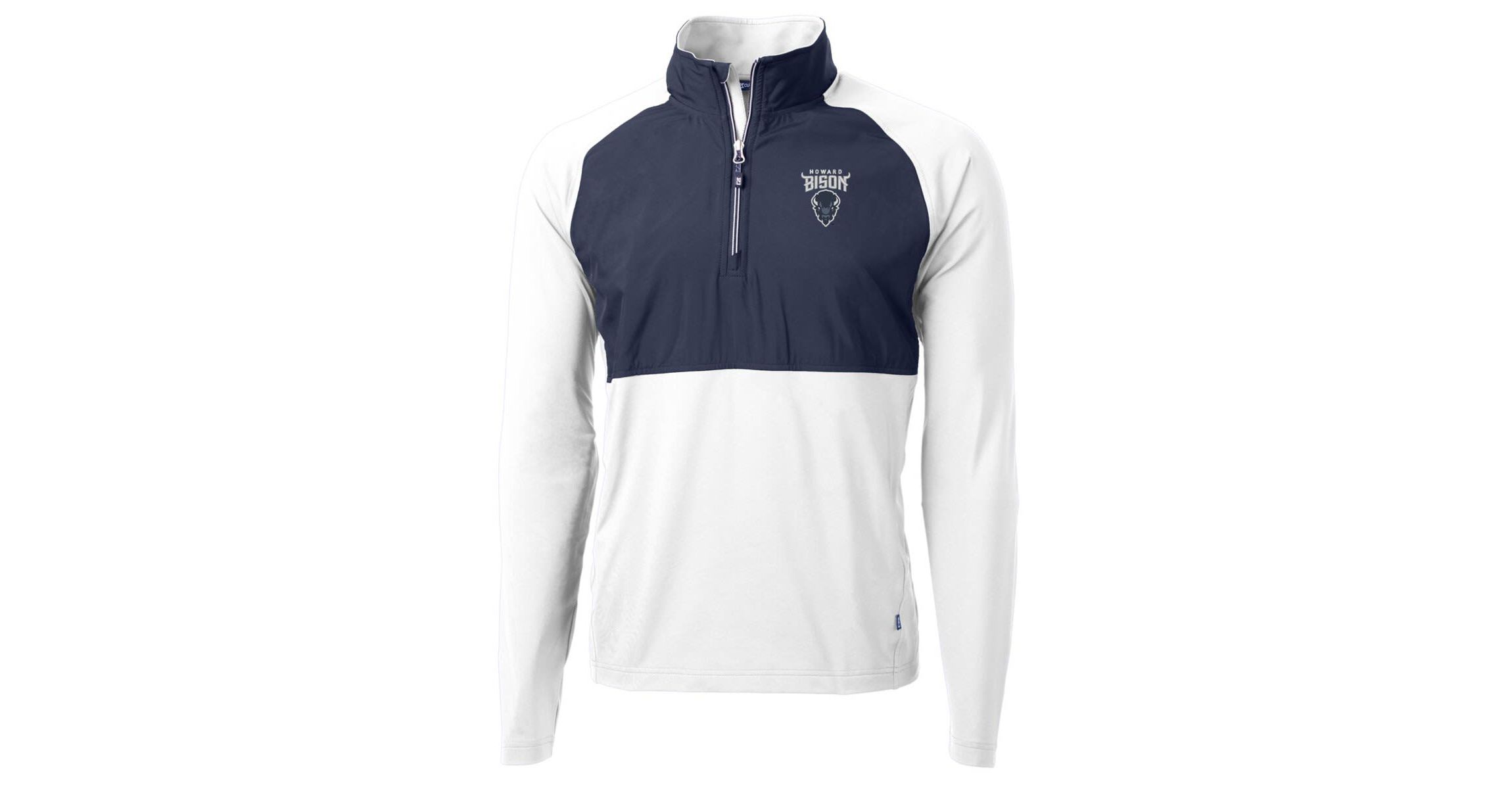NCAA Howard Bison Adapt Eco Knit Hybrid Recycled Quarter-Zip Pullover Top