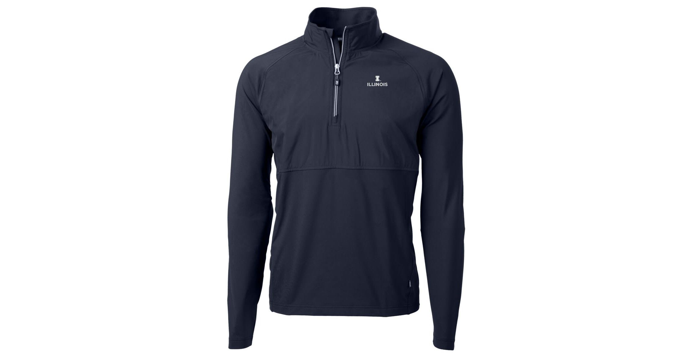 NCAA Illinois Fighting Illini Adapt Eco Knit Hybrid Recycled Quarter-Zip Pullover Top