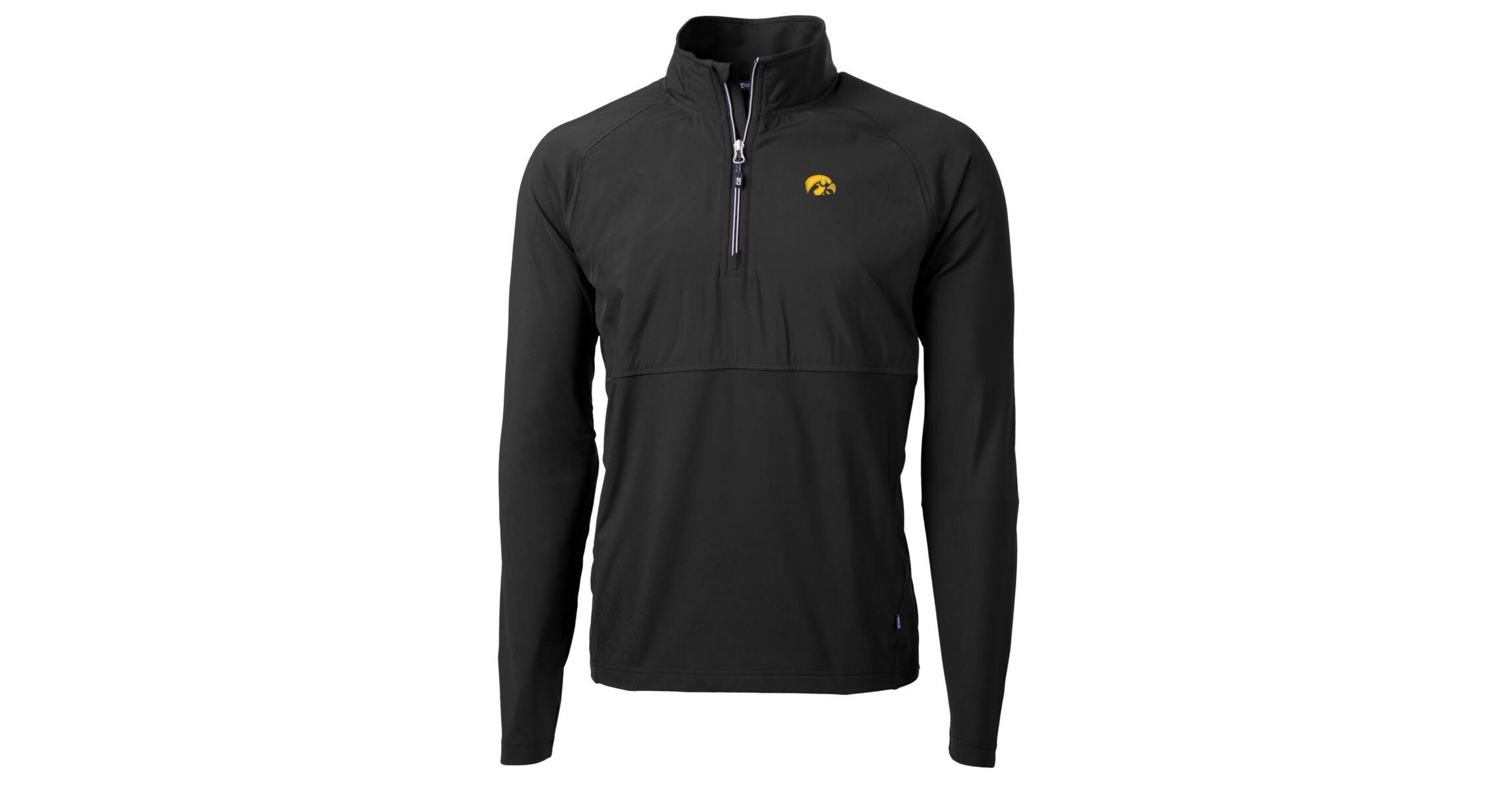 NCAA Iowa Hawkeyes Adapt Eco Knit Hybrid Recycled Quarter-Zip Pullover Top