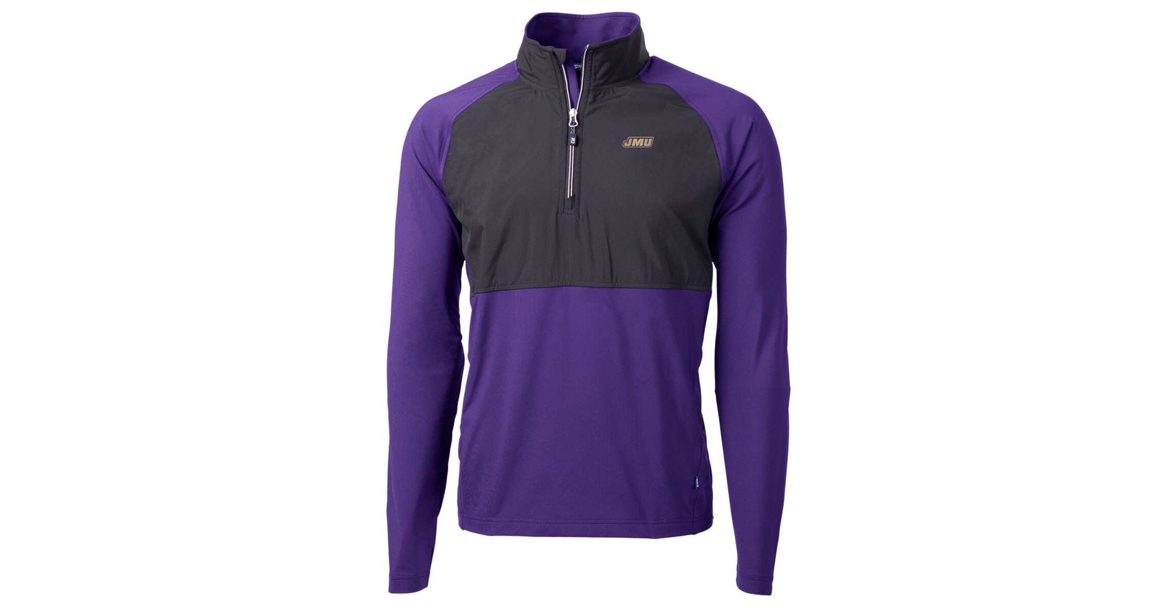 NCAA James Madison Dukes Adapt Eco Knit Hybrid Recycled Quarter-Zip Pullover Top