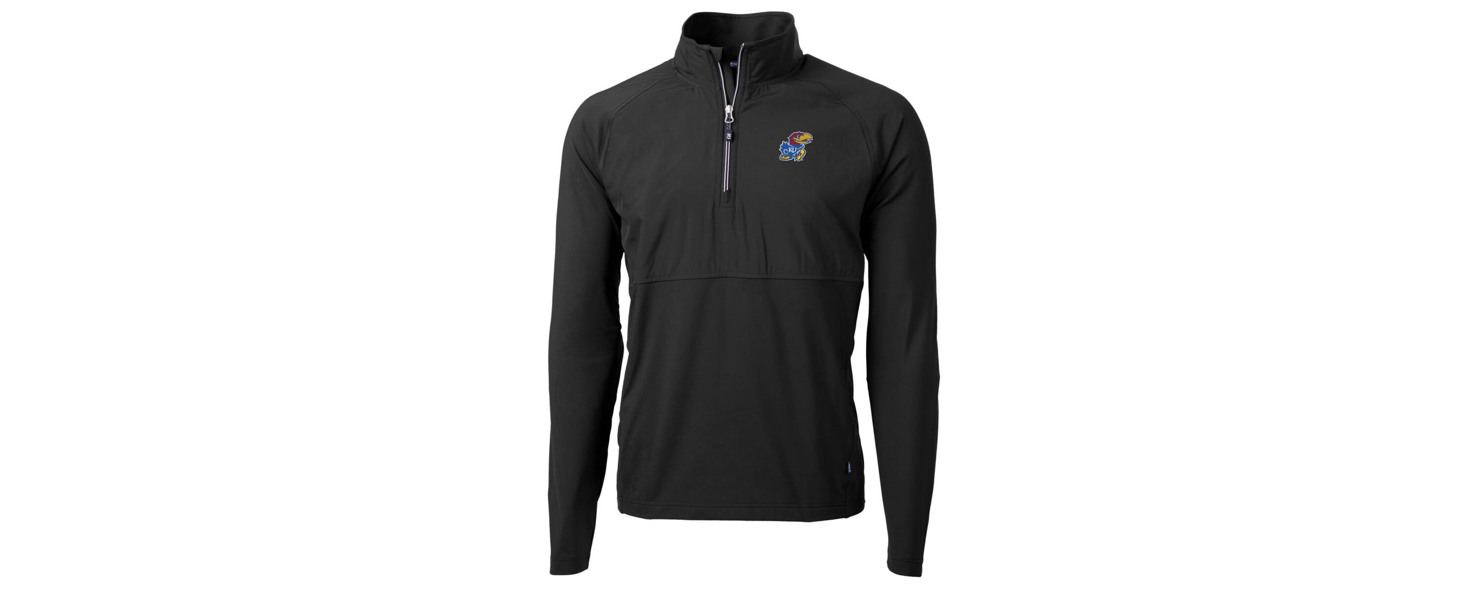 NCAA Kansas Jayhawks Adapt Eco Knit Hybrid Recycled Quarter-Zip Pullover Top