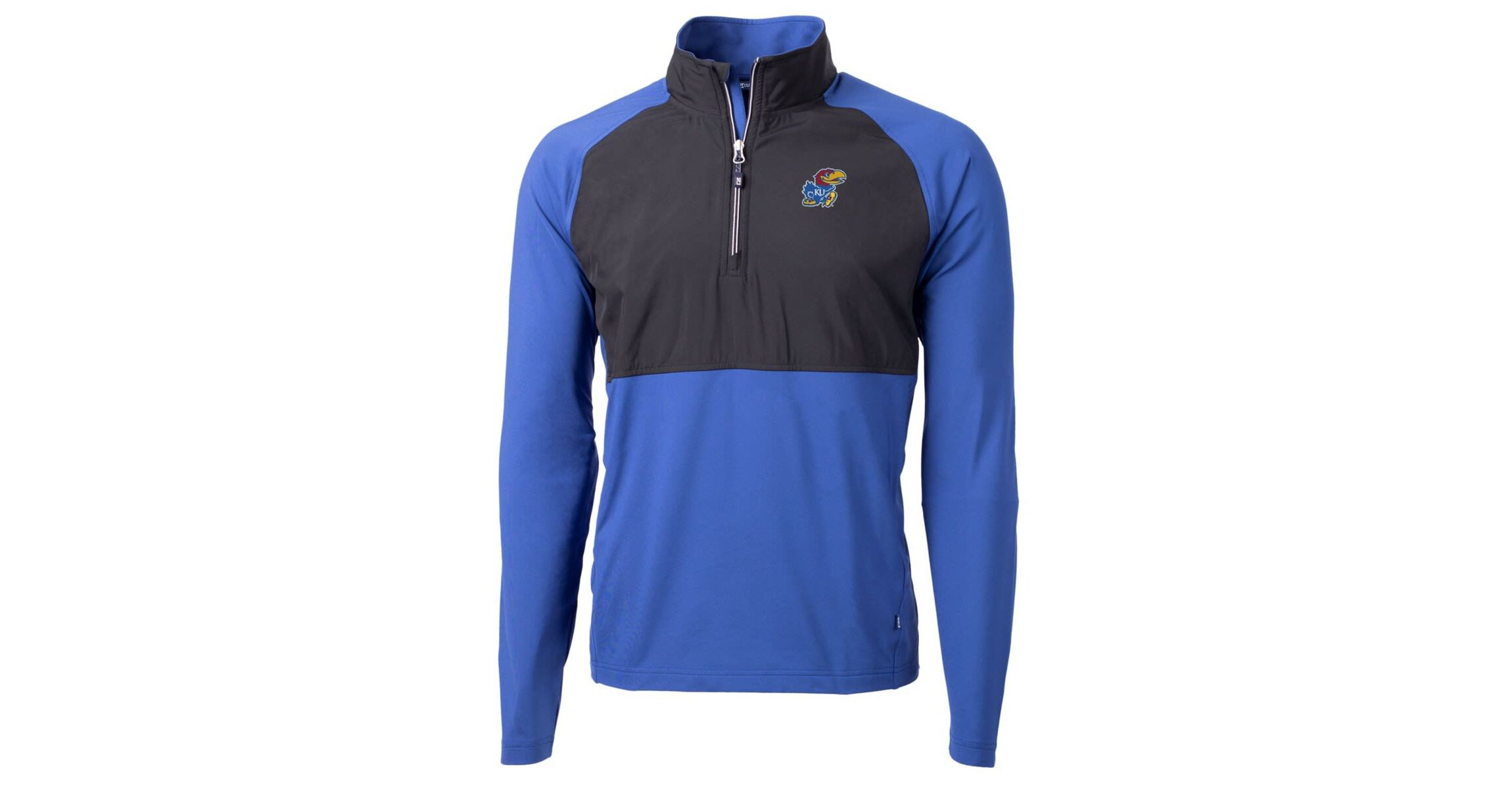 NCAA Kansas Jayhawks Adapt Eco Knit Hybrid Recycled Quarter-Zip Pullover Top