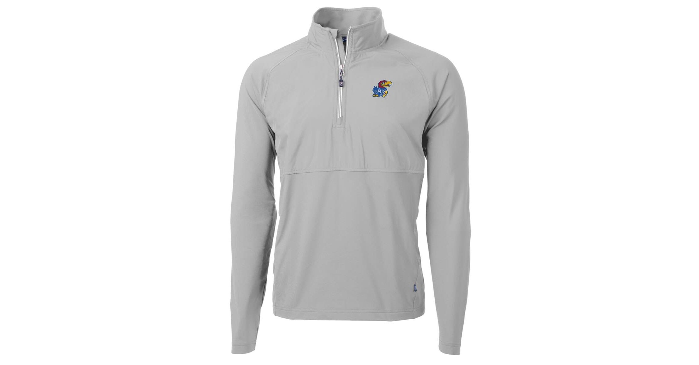 NCAA Kansas Jayhawks Adapt Eco Knit Hybrid Recycled Quarter-Zip Pullover Top