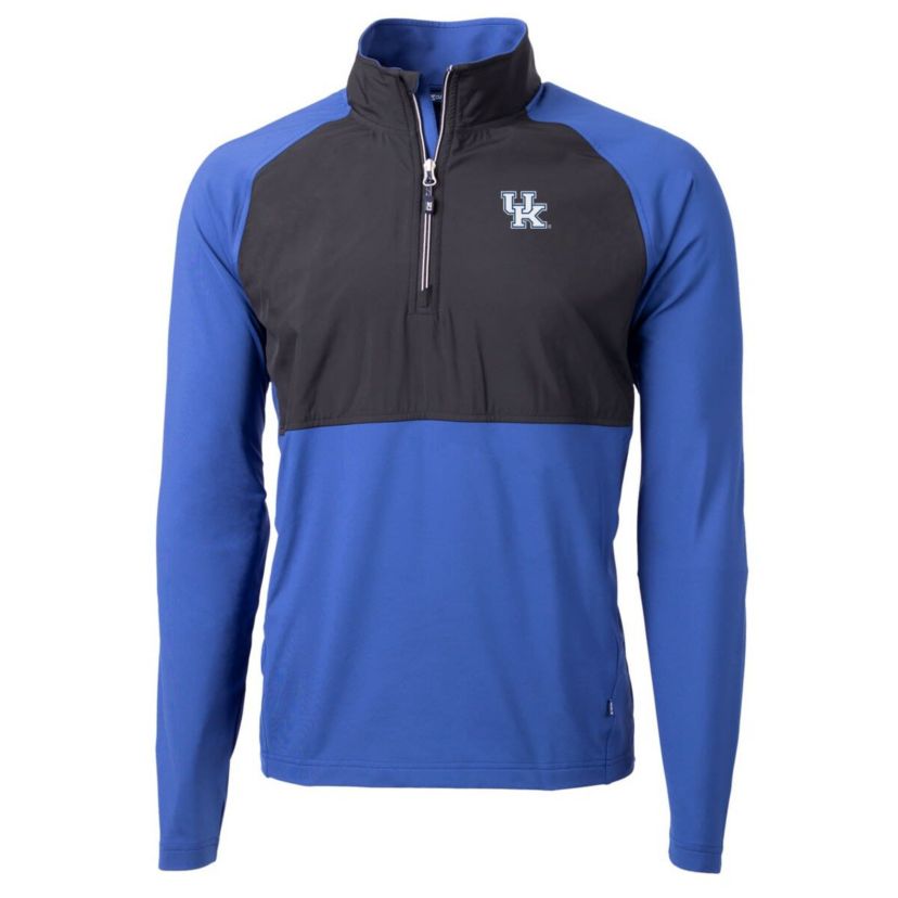 NCAA Kentucky Wildcats Adapt Eco Knit Hybrid Recycled Quarter-Zip Pullover Top