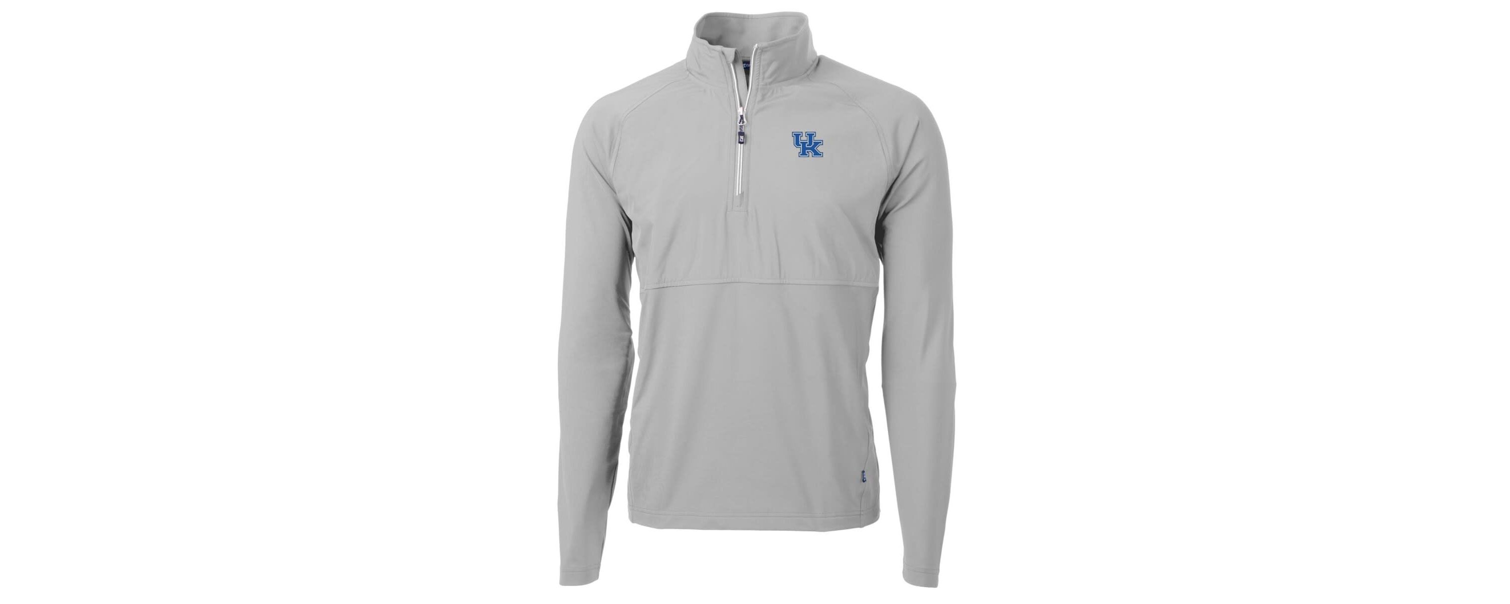 NCAA Kentucky Wildcats Adapt Eco Knit Hybrid Recycled Quarter-Zip Pullover Top