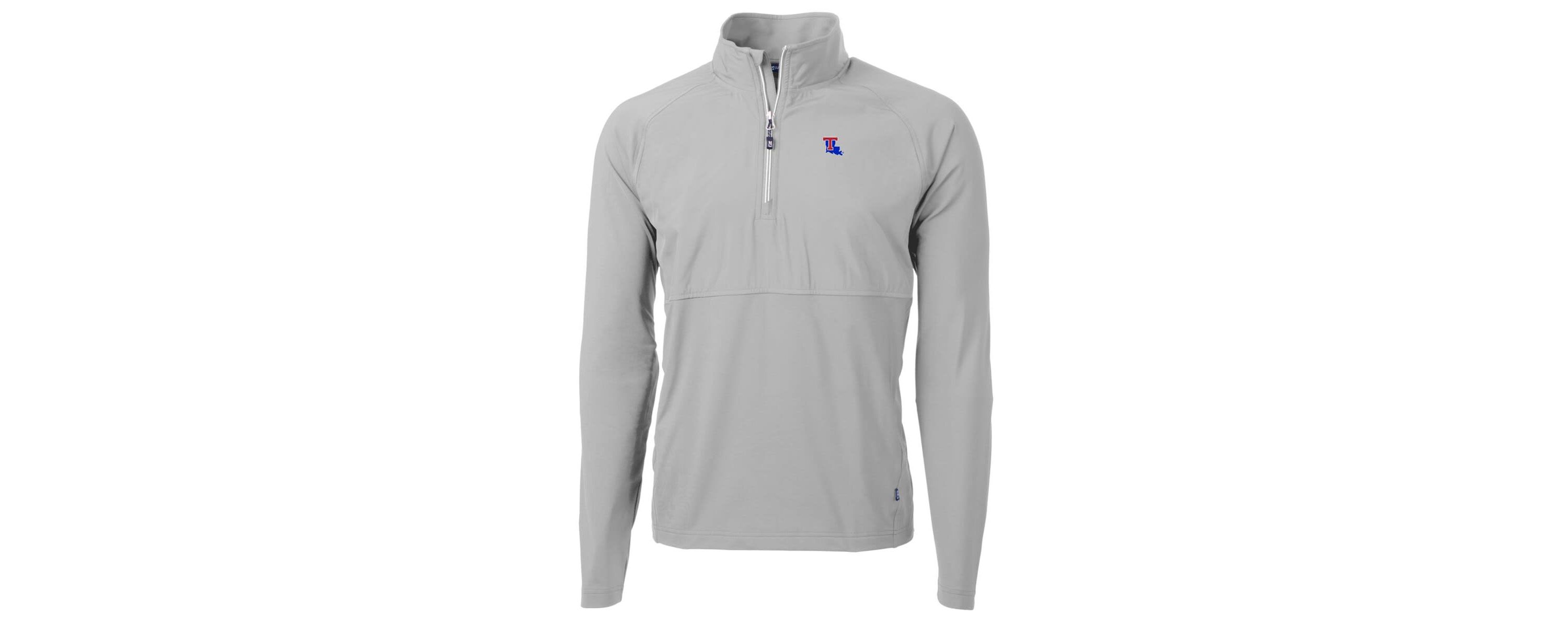 NCAA Louisiana Tech Bulldogs Adapt Eco Knit Hybrid Recycled Quarter-Zip Pullover Top