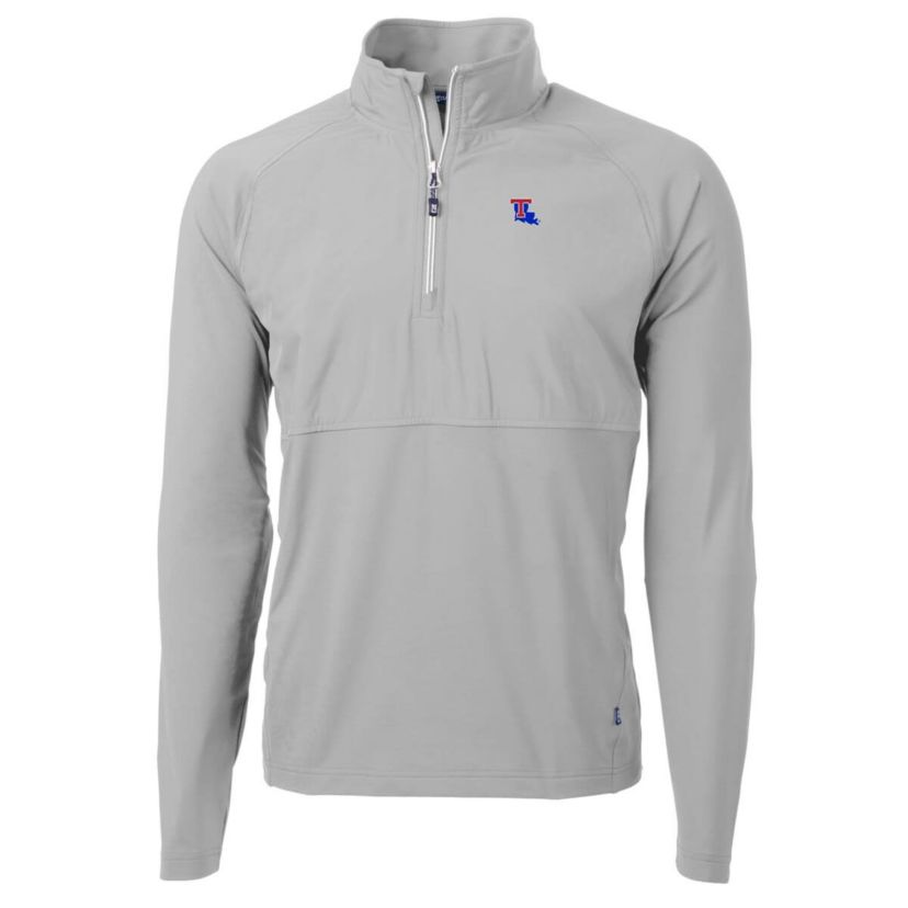 NCAA Louisiana Tech Bulldogs Adapt Eco Knit Hybrid Recycled Quarter-Zip Pullover Top
