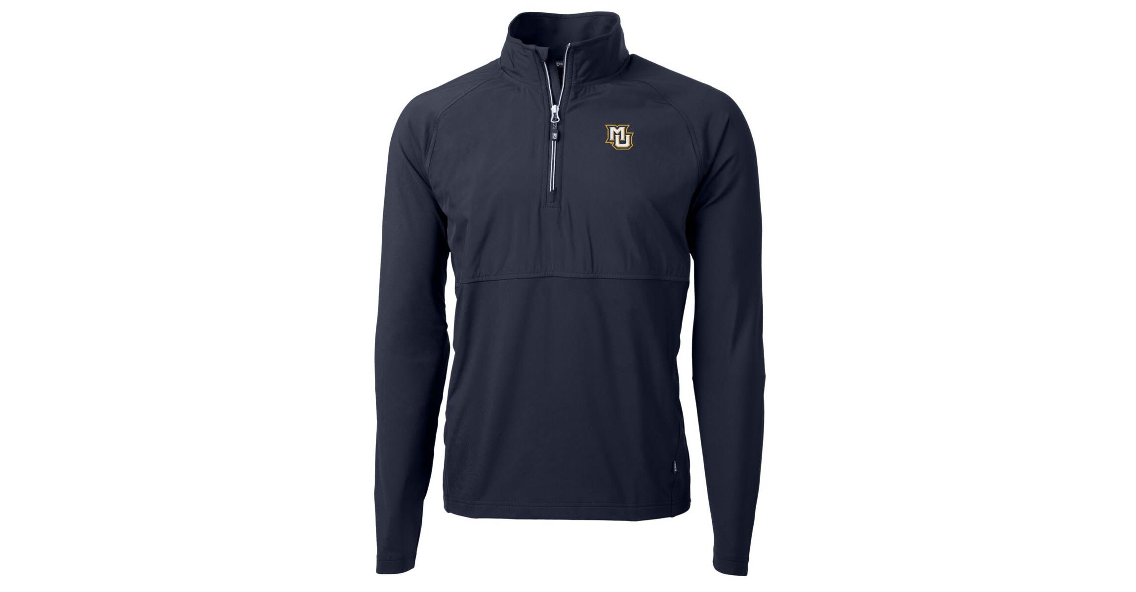 NCAA Marquette Golden Eagles Adapt Eco Knit Hybrid Recycled Quarter-Zip Pullover Top