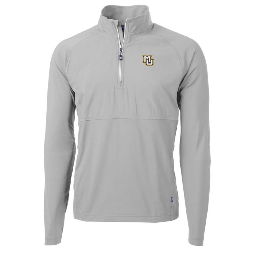 NCAA Marquette Golden Eagles Adapt Eco Knit Hybrid Recycled Quarter-Zip Pullover Top