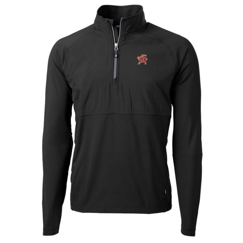 NCAA Maryland Terrapins Adapt Eco Knit Hybrid Recycled Quarter-Zip Pullover Top