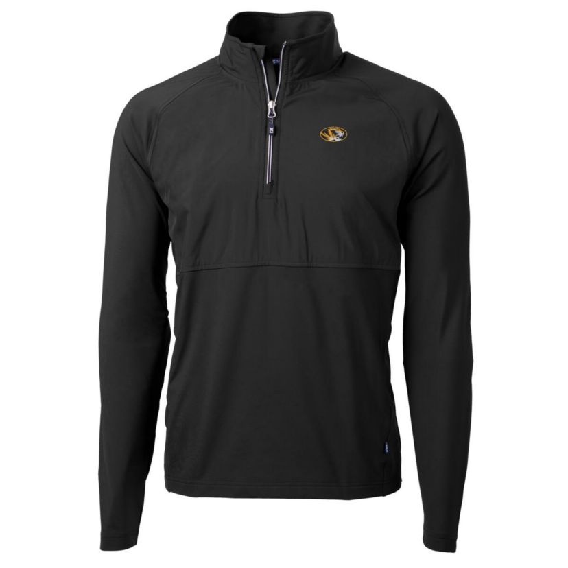 NCAA Missouri Tigers Adapt Eco Knit Hybrid Recycled Quarter-Zip Pullover Top