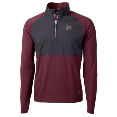 NCAA Montana Grizzlies Adapt Eco Knit Hybrid Recycled Quarter-Zip Pullover Top