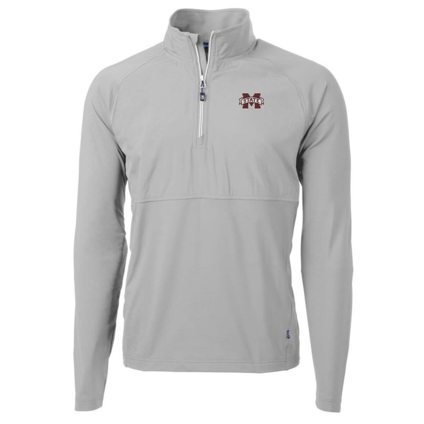 NCAA Mississippi State Bulldogs Adapt Eco Knit Hybrid Recycled Quarter-Zip Pullover Top