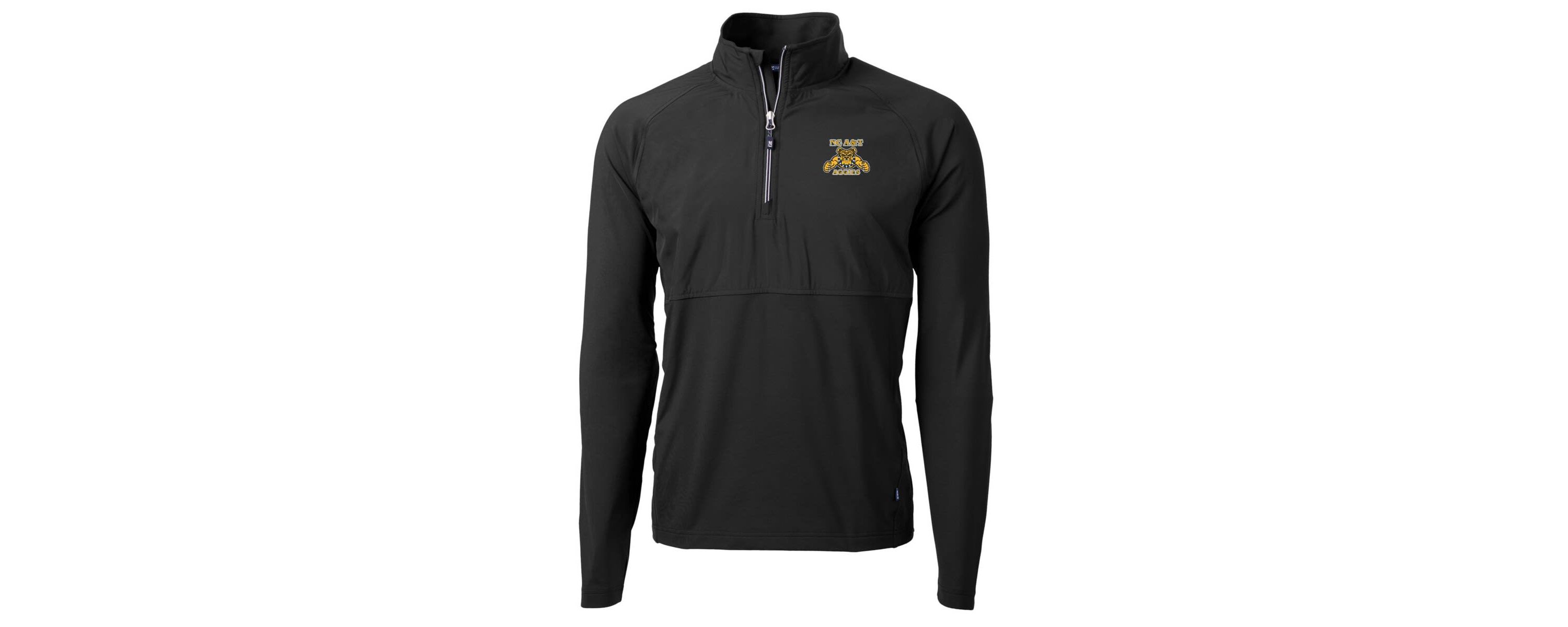 NC A&T Aggies NCAA North Carolina A&T Aggies Adapt Eco Knit Hybrid Recycled Quarter-Zip Pullover Top