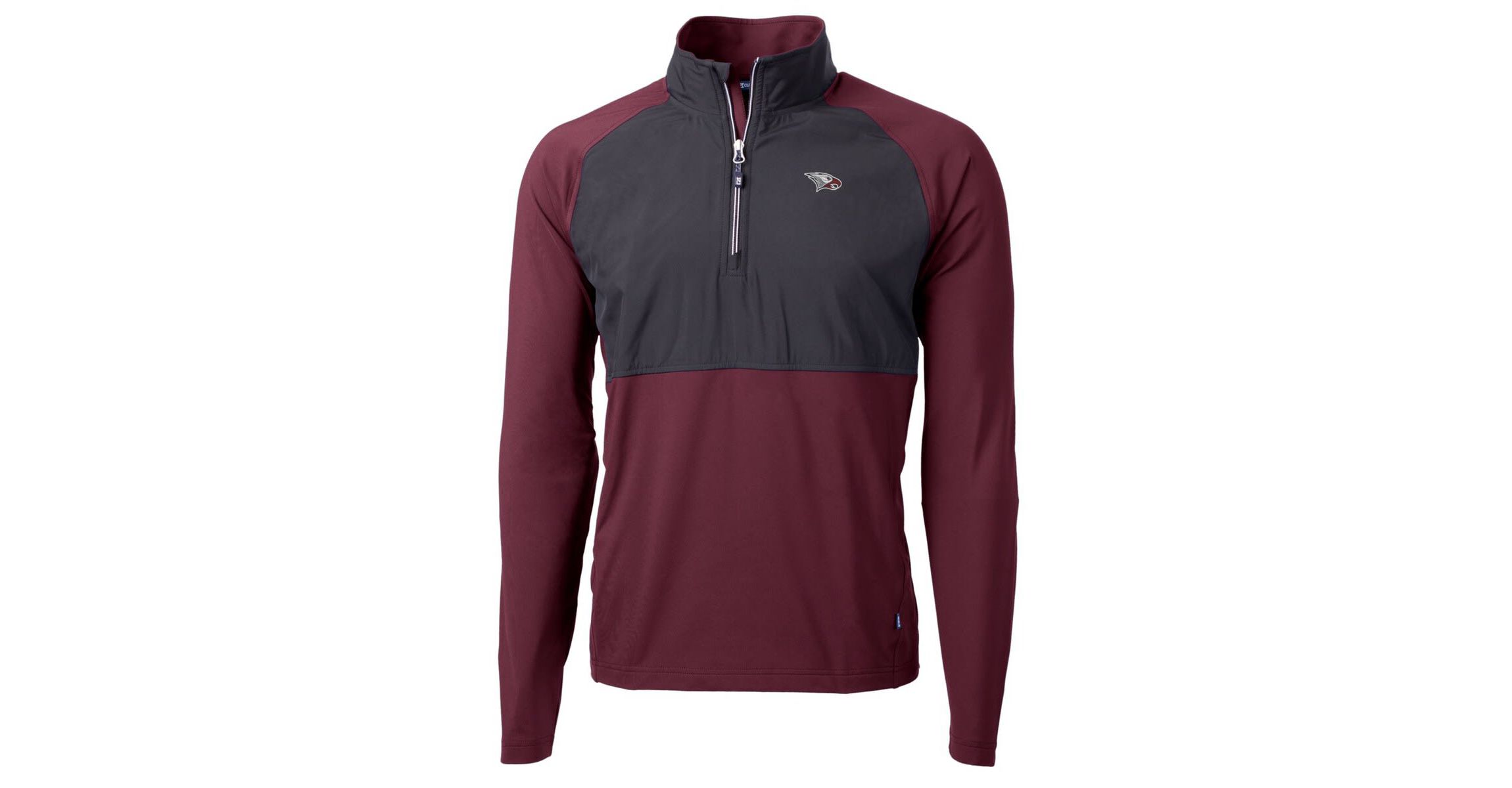 NC Central Eagles NCAA North Carolina Central Eagles Adapt Eco Knit Hybrid Recycled Quarter-Zip Pullover Top