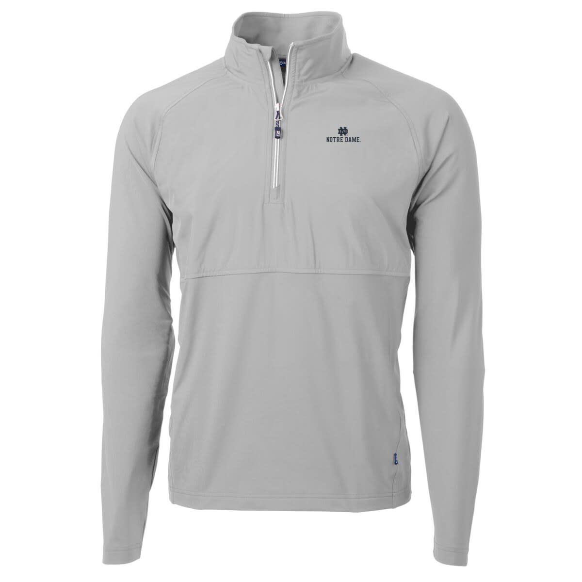 NCAA Notre Dame Fighting Irish Adapt Eco Knit Hybrid Recycled Quarter-Zip Pullover Top