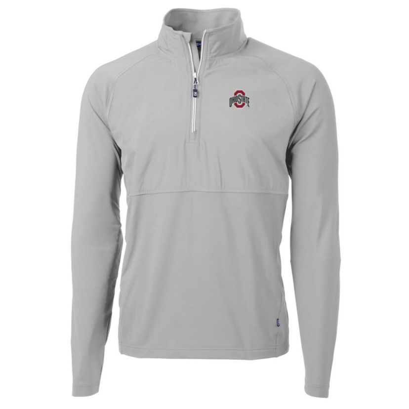 NCAA Ohio State Buckeyes Adapt Eco Knit Hybrid Recycled Quarter-Zip Pullover Top
