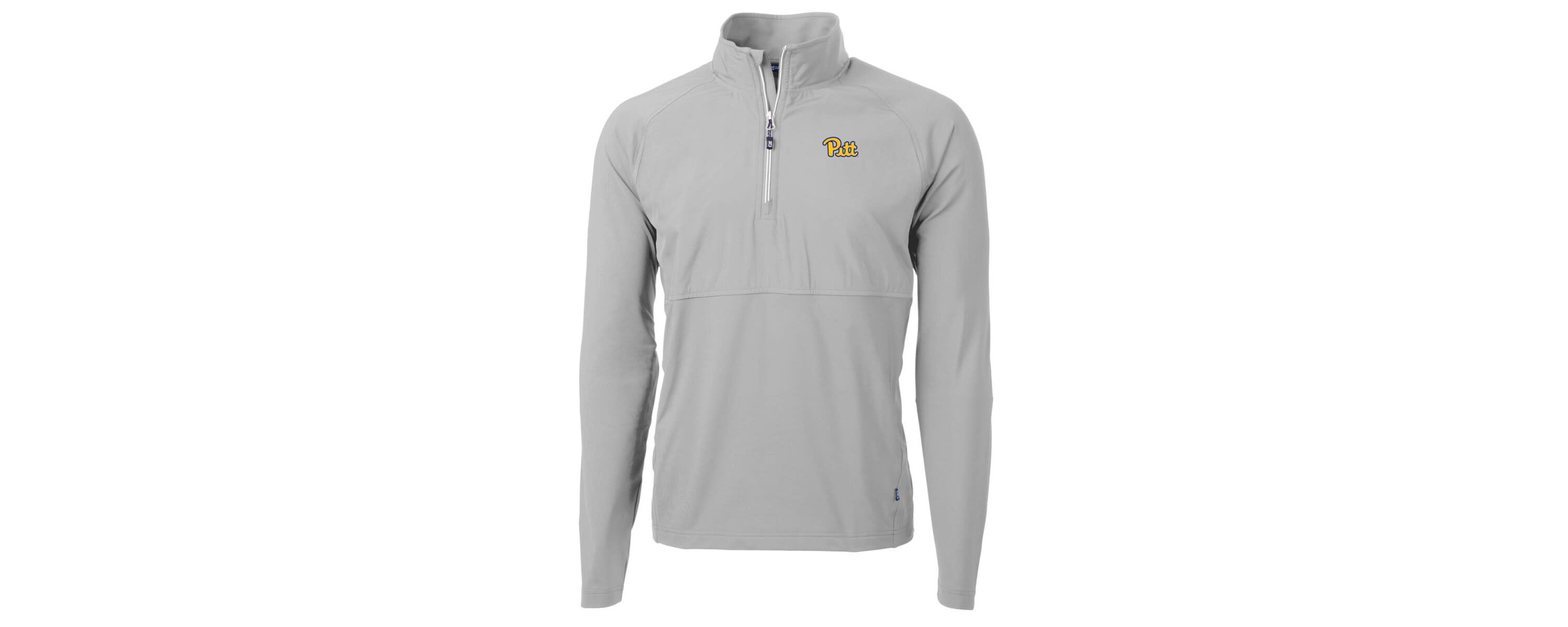 NCAA Pitt Panthers Adapt Eco Knit Hybrid Recycled Quarter-Zip Pullover Top