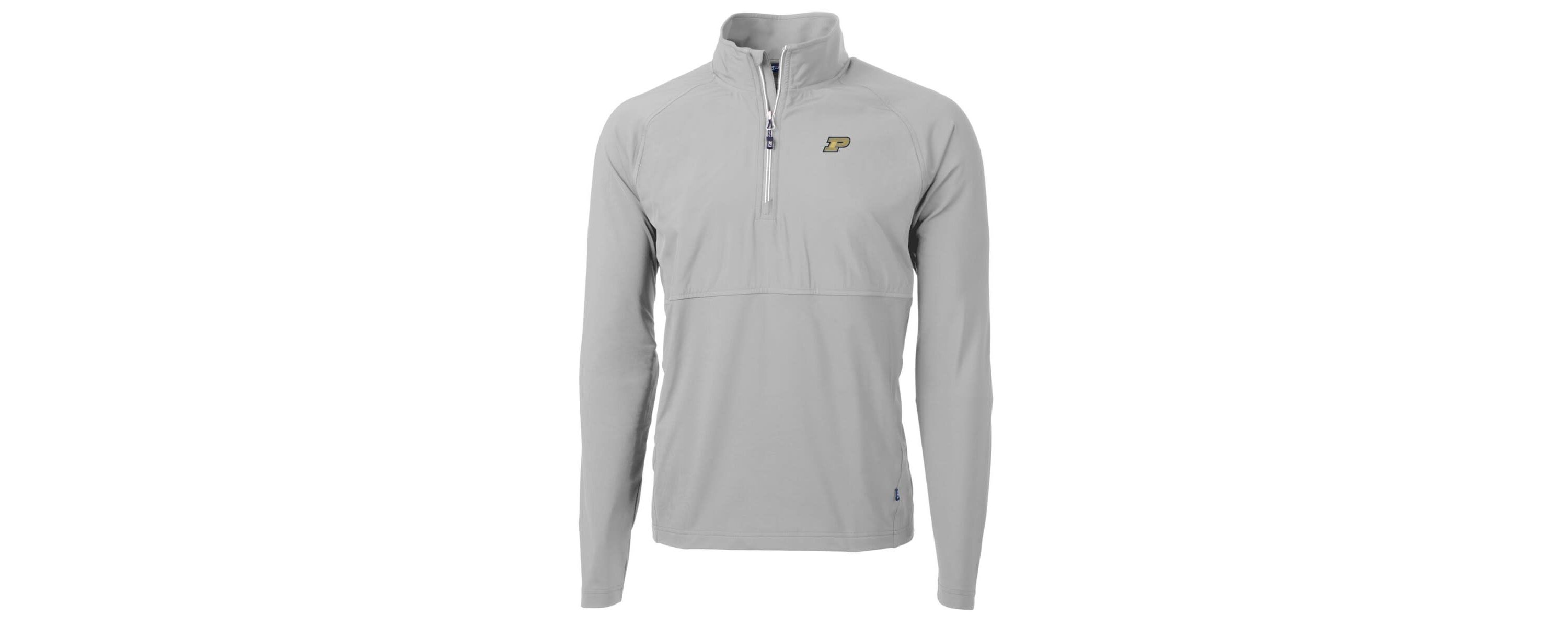 NCAA Purdue Boilermakers Adapt Eco Knit Hybrid Recycled Quarter-Zip Pullover Top
