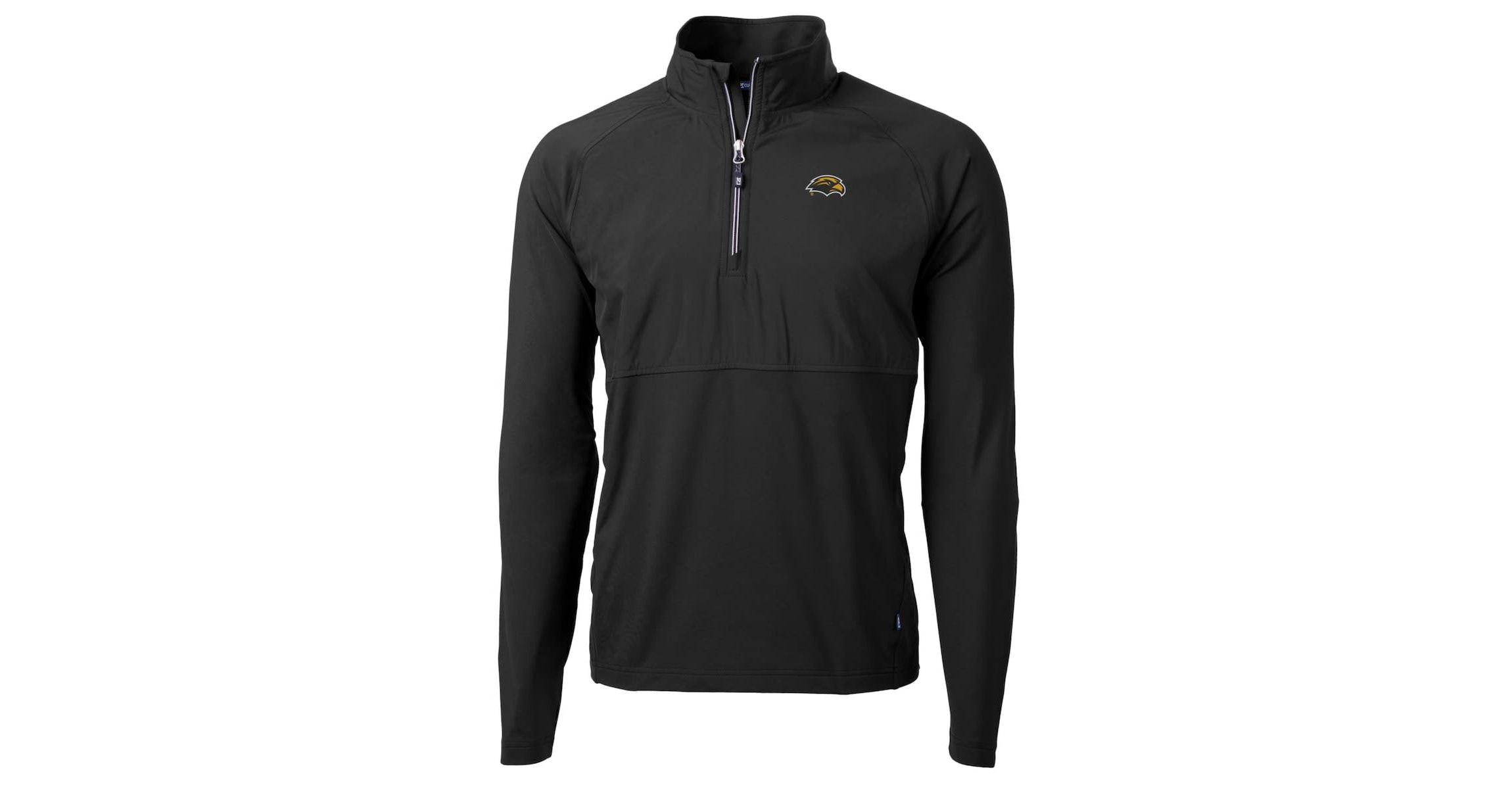 NCAA Southern Miss Golden Eagles Adapt Eco Knit Hybrid Recycled Quarter-Zip Pullover Top