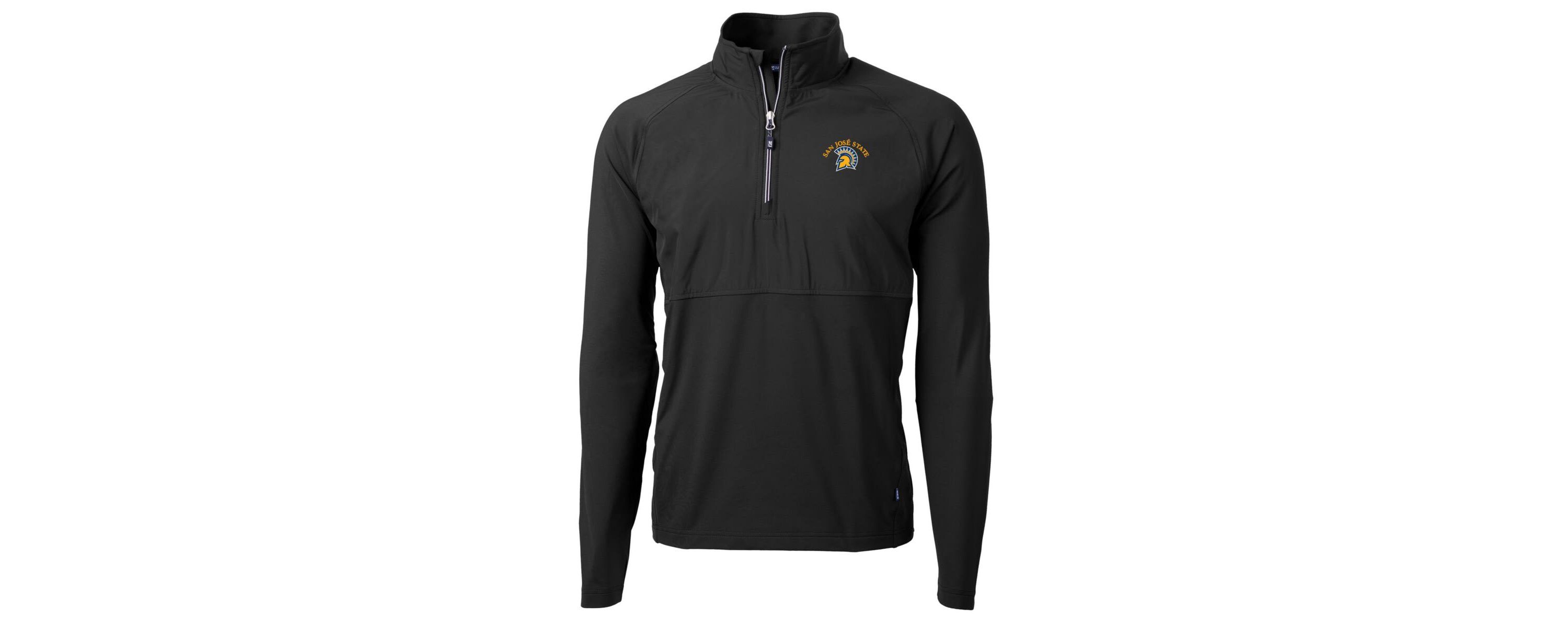 NCAA San Jose State Spartans Adapt Eco Knit Hybrid Recycled Quarter-Zip Pullover Top