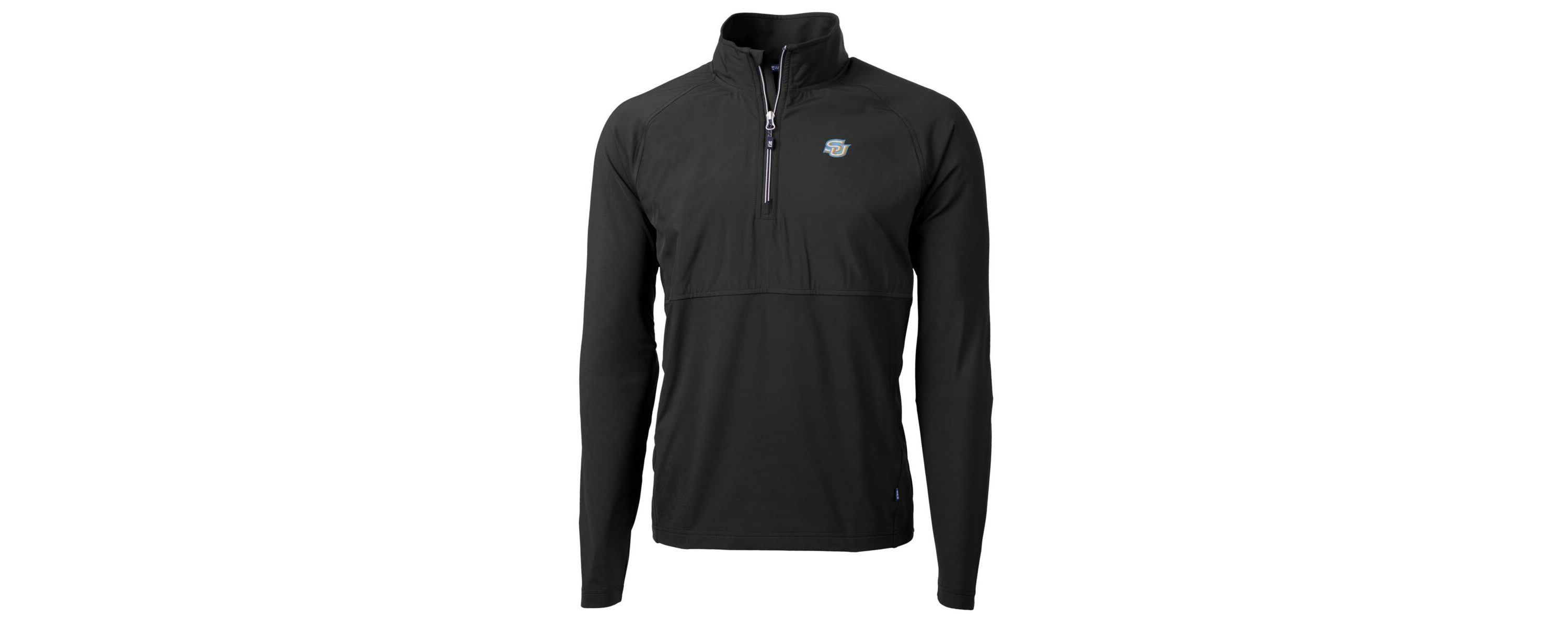 NCAA Southern University Jaguars Adapt Eco Knit Hybrid Recycled Quarter-Zip Pullover Top