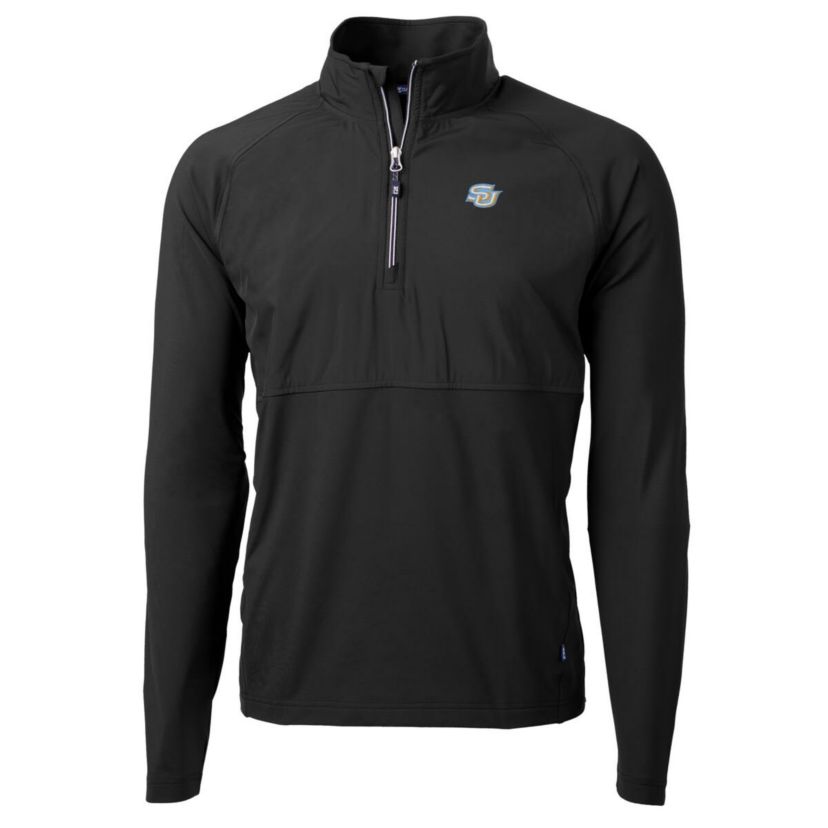 NCAA Southern University Jaguars Adapt Eco Knit Hybrid Recycled Quarter-Zip Pullover Top