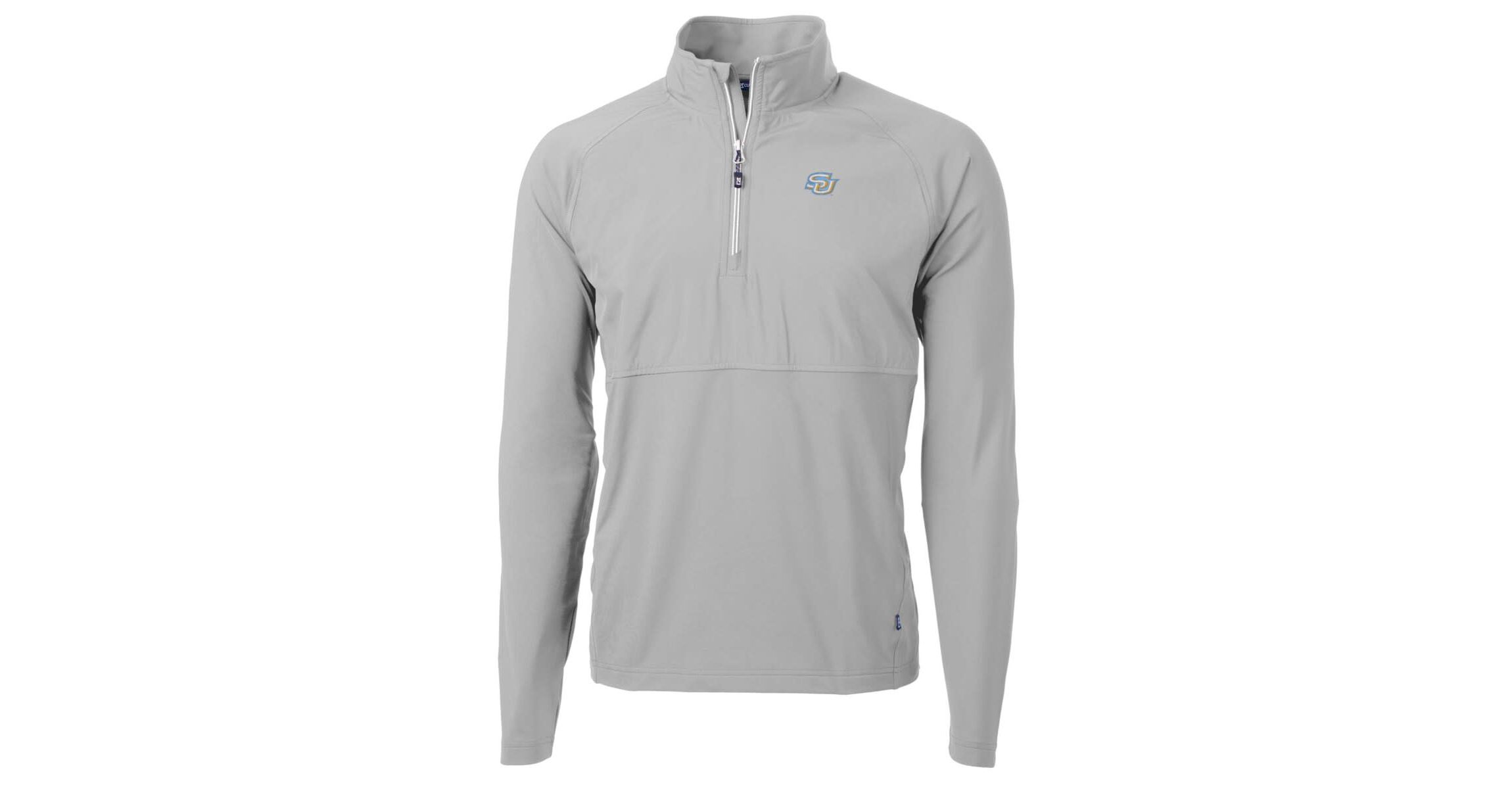 NCAA Southern University Jaguars Adapt Eco Knit Hybrid Recycled Quarter-Zip Pullover Top