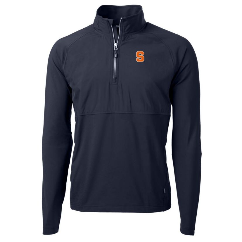 Syracuse Orange NCAA Syracuse Adapt Eco Knit Hybrid Recycled Quarter-Zip Pullover Top