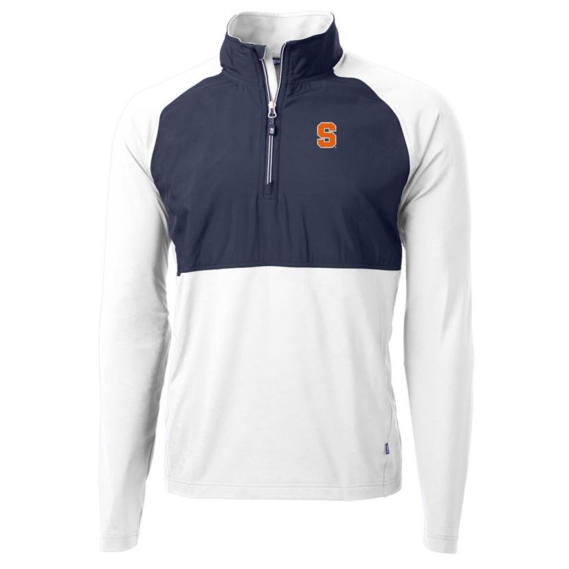 Syracuse Orange NCAA Syracuse Adapt Eco Knit Hybrid Recycled Quarter-Zip Pullover Top