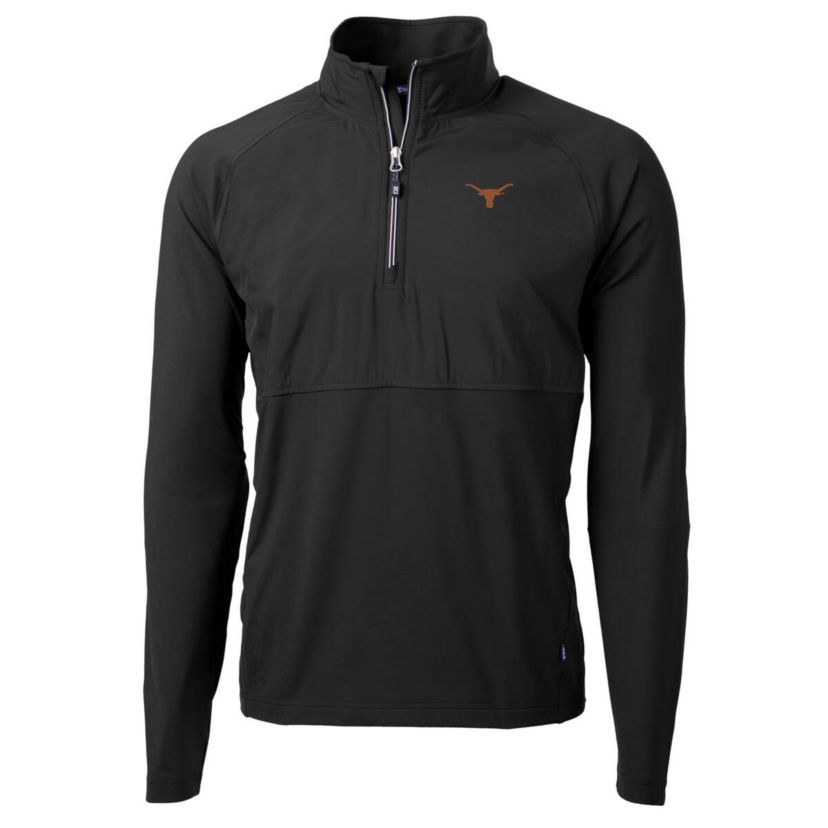 NCAA Texas Longhorns Adapt Eco Knit Hybrid Recycled Quarter-Zip Pullover Top