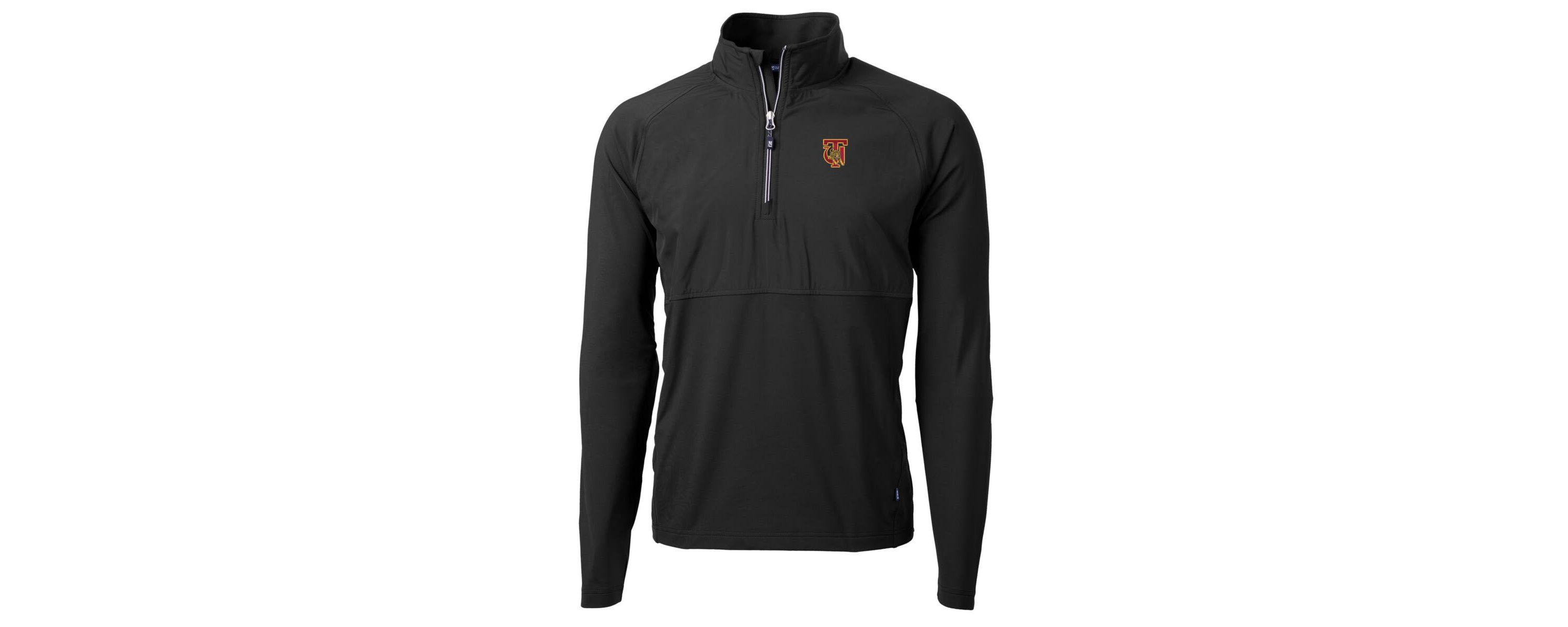 NCAA Tuskegee Golden Tigers Adapt Eco Knit Hybrid Recycled Quarter-Zip Pullover Top