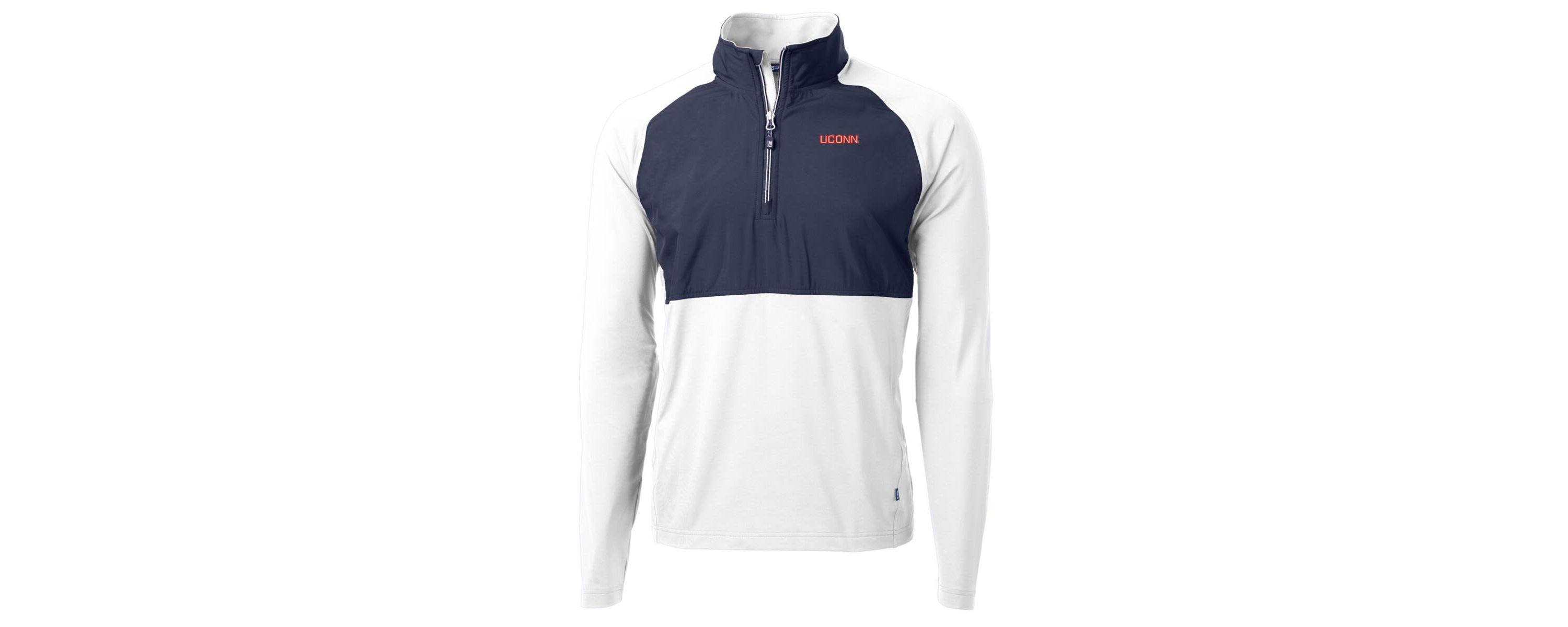 Connecticut Huskies NCAA UConn Huskies Adapt Eco Knit Hybrid Recycled Quarter-Zip Pullover Top