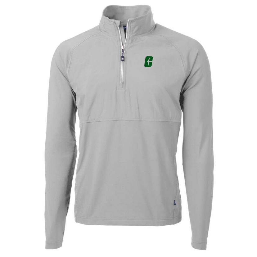 NCAA Charlotte 49ers Adapt Eco Knit Hybrid Recycled Quarter-Zip Pullover Top