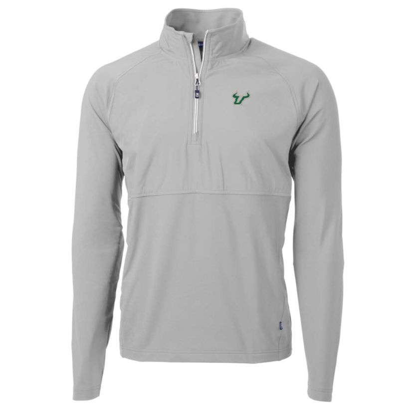 NCAA South Florida Bulls Adapt Eco Knit Hybrid Recycled Quarter-Zip Pullover Top