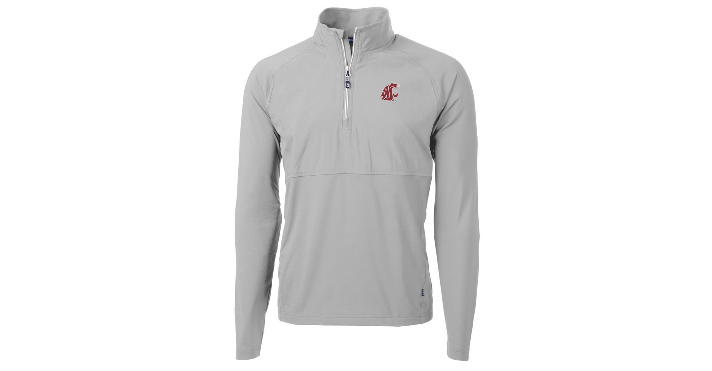 NCAA Washington State Cougars Adapt Eco Knit Hybrid Recycled Quarter-Zip Pullover Top