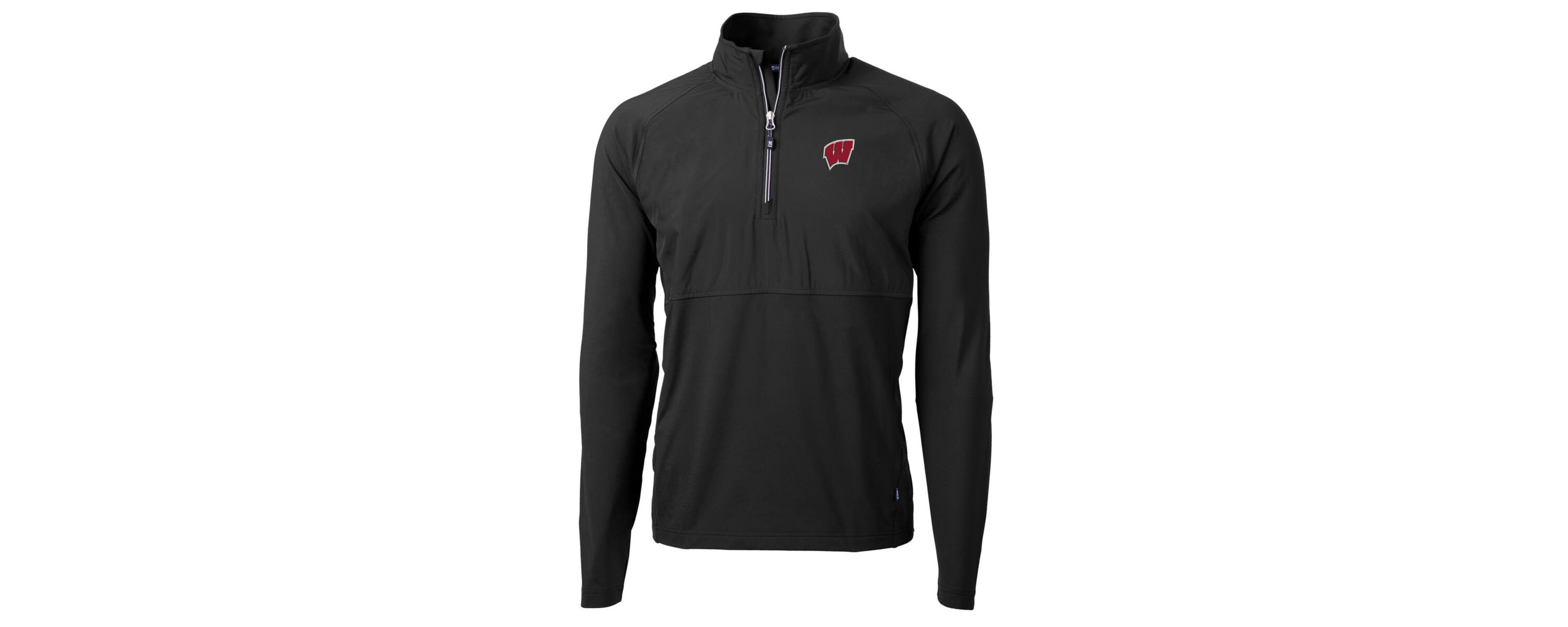 NCAA Wisconsin Badgers Adapt Eco Knit Hybrid Recycled Quarter-Zip Pullover Top