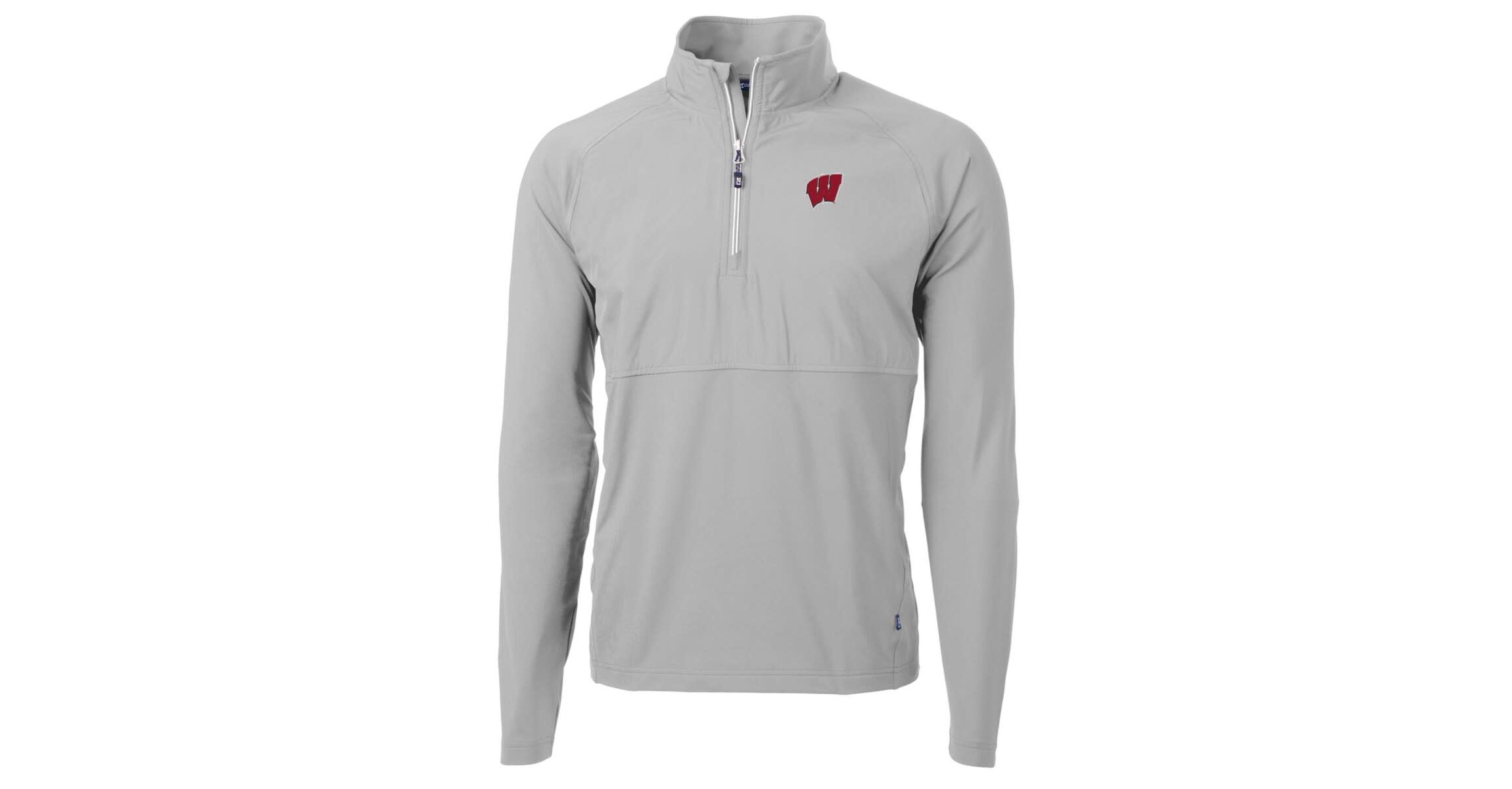 NCAA Wisconsin Badgers Adapt Eco Knit Hybrid Recycled Quarter-Zip Pullover Top
