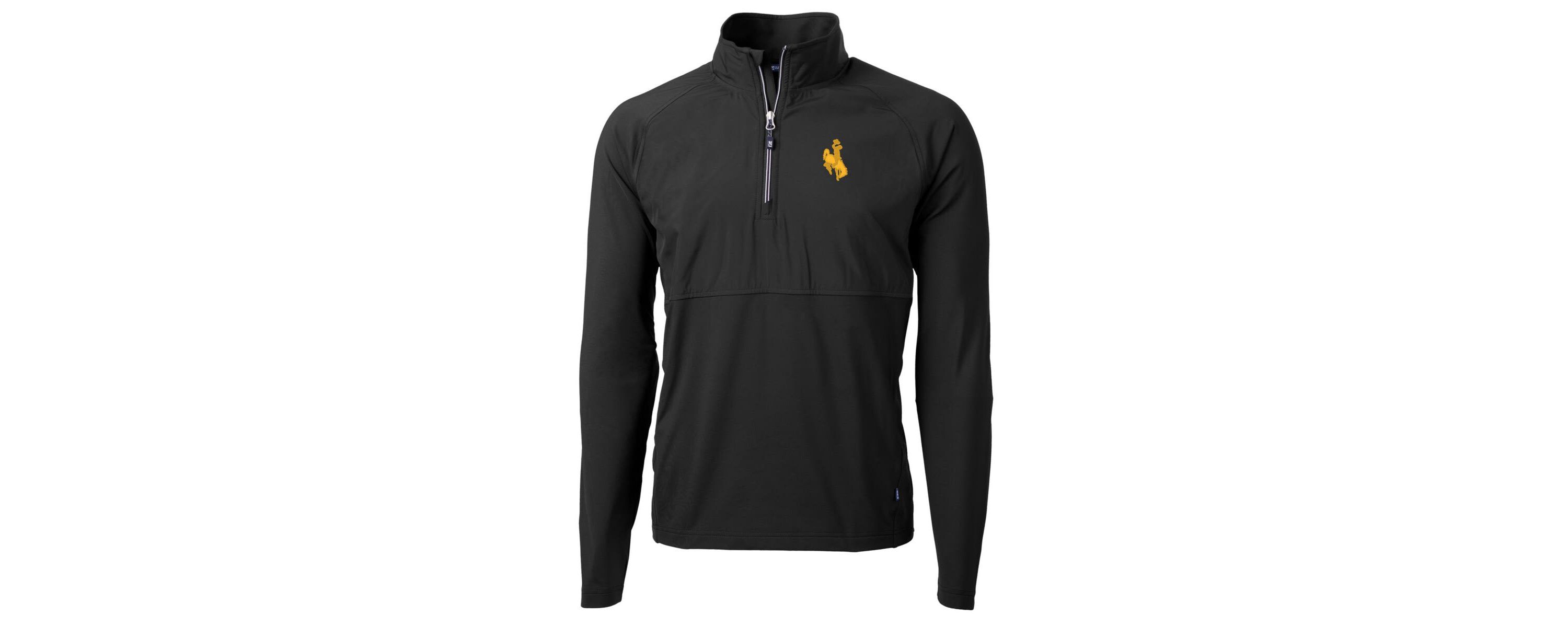 NCAA Wyoming Cowboys Adapt Eco Knit Hybrid Recycled Quarter-Zip Pullover Top