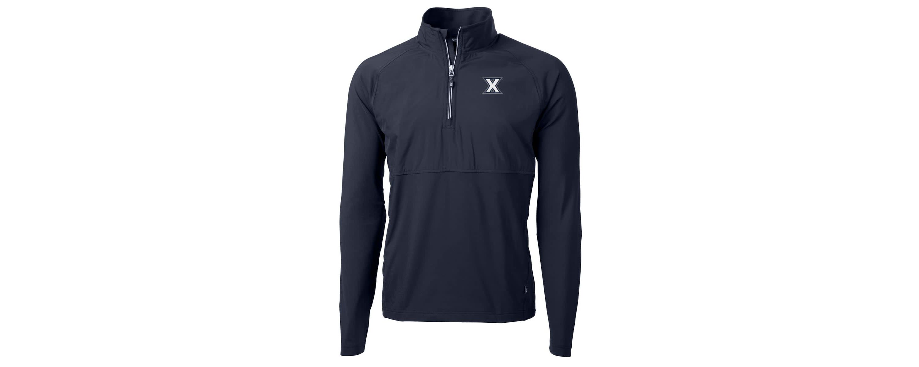 NCAA Xavier Musketeers Adapt Eco Knit Hybrid Recycled Quarter-Zip Pullover Top